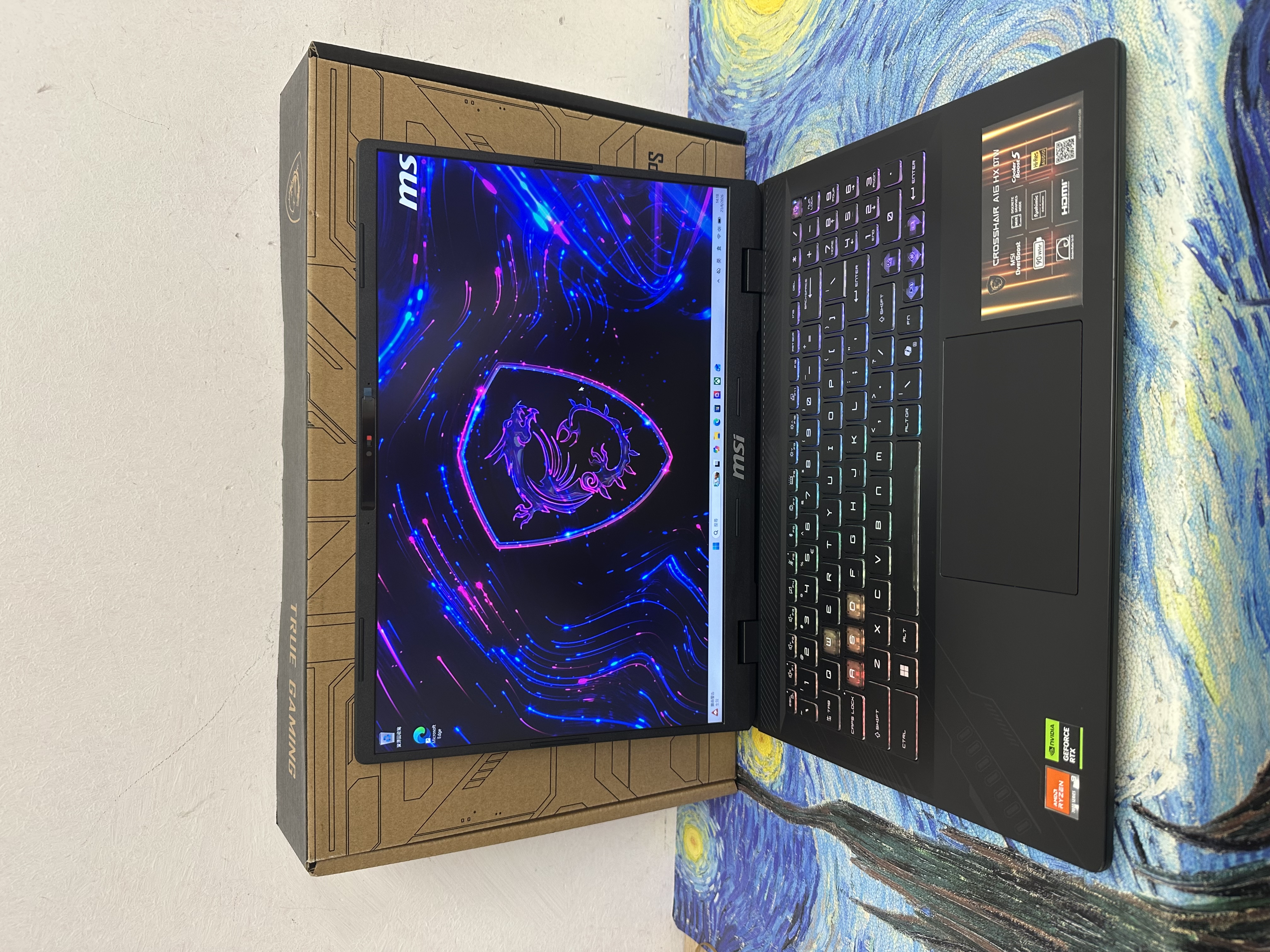 #6104全新質素MSI RTX 5060 MSI  CROSSHAIR A16 HX /AMD Ryzen 9 7945HX /16GB Ram/1TB SSD/16寸 2.5K Mon/240Hz 高刷/RGB 彩色Keyboard/ Gaming Laptop / Notebook / Laptop / PC Gaming / Movie / Netflix / Youtube / Win11