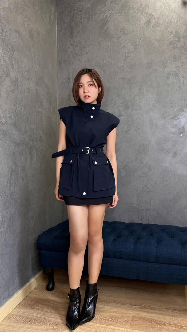 出袖帅气上衣 T0752