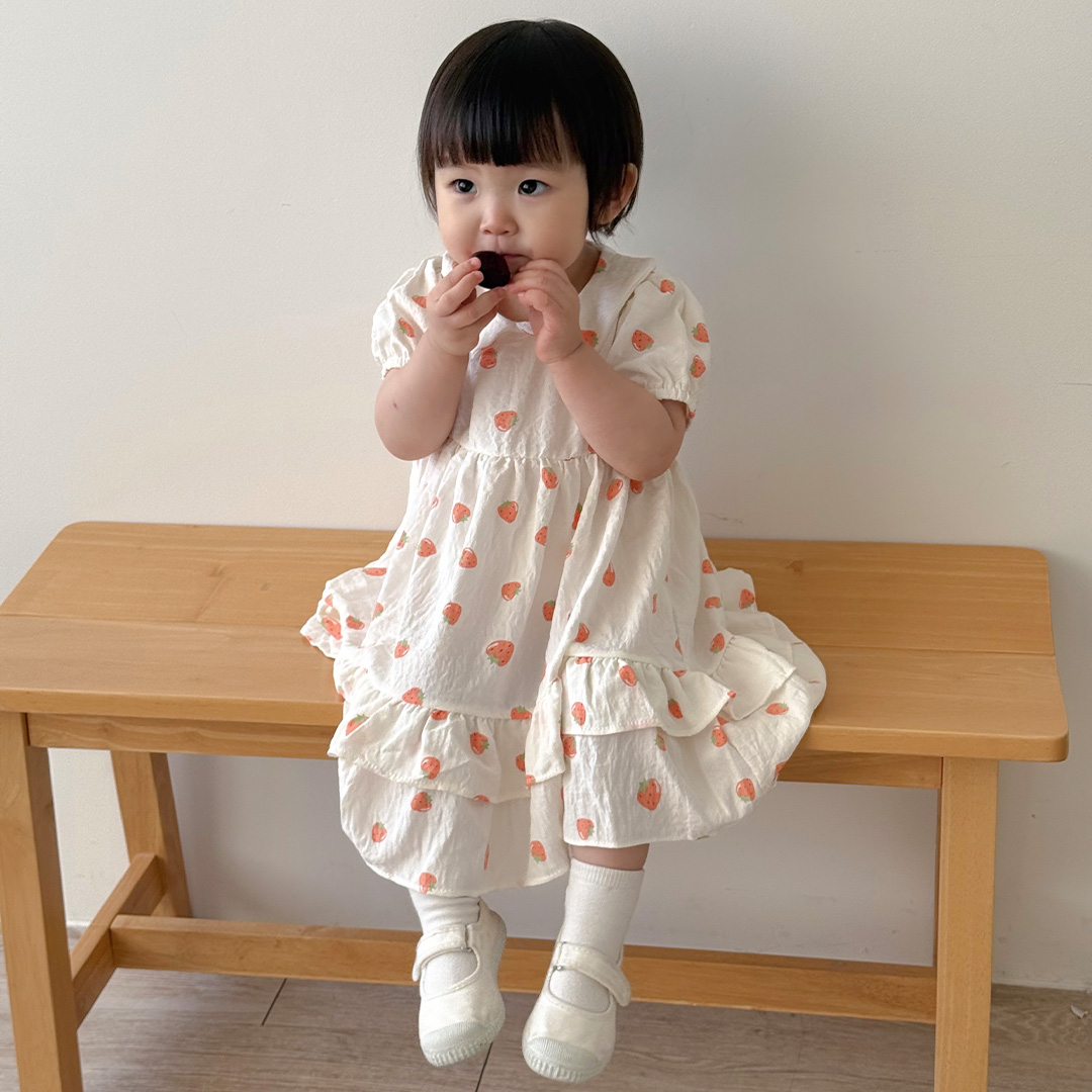 26S/S🌸DTD草莓奶油系列-飄飄連身裙