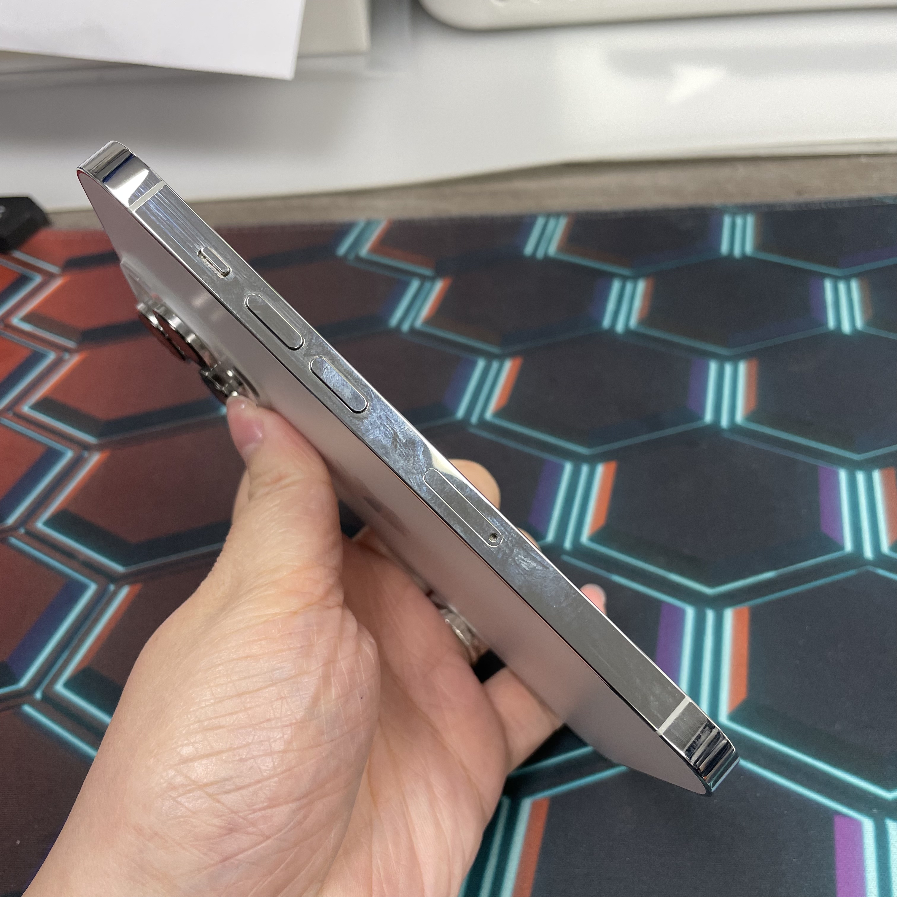 *7984 14 pro 完美機 256GB 電100 白色 white