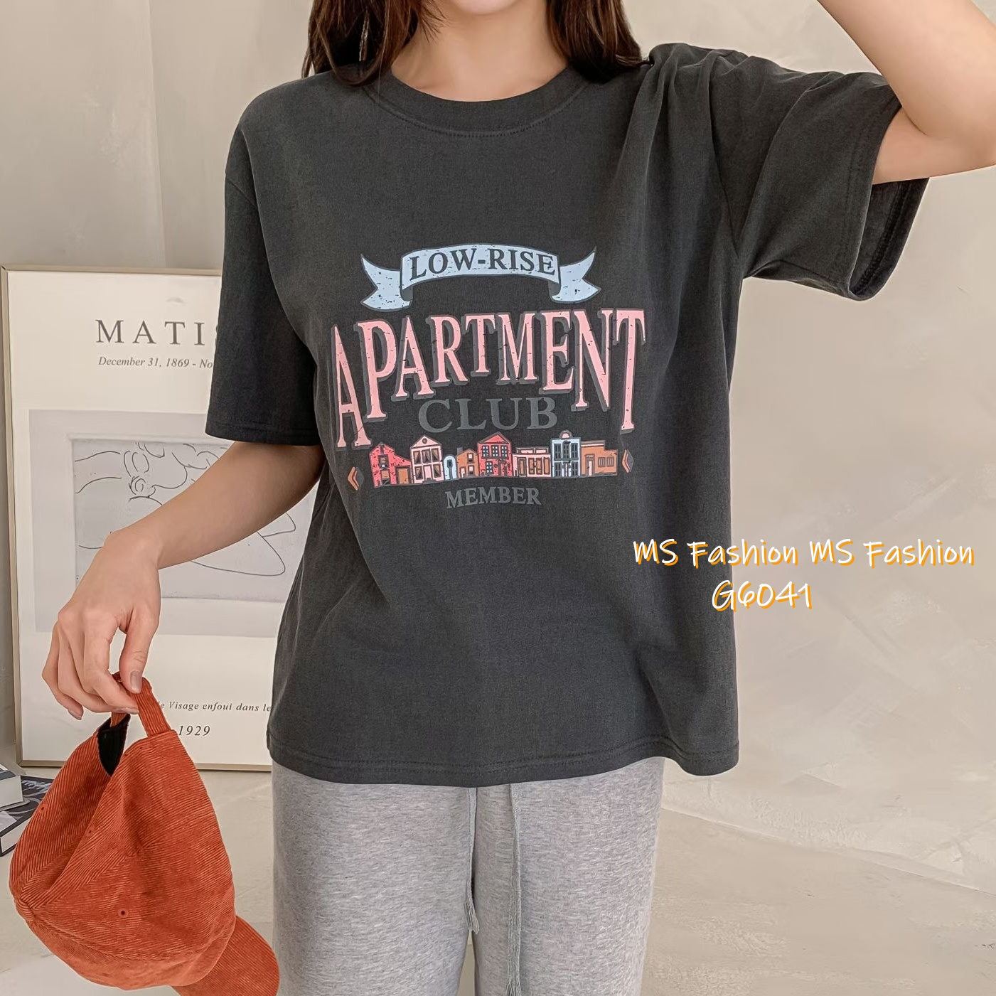 G6041 韓國🇰🇷靚print tee