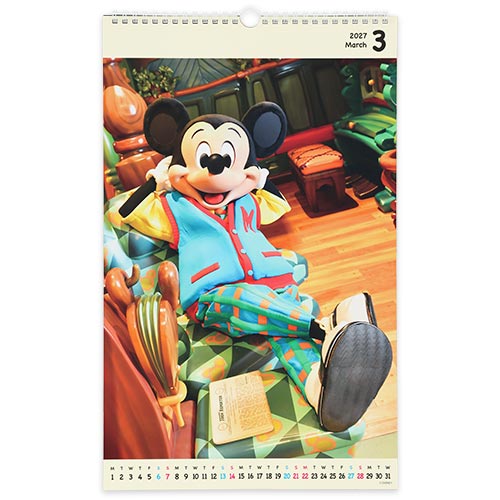 【預訂】TDR Mickey 座枱曆 2027