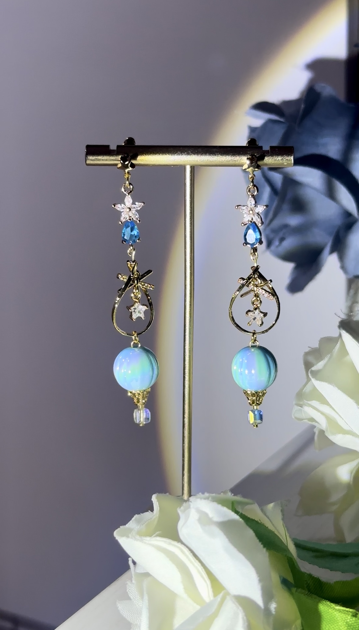 藍晶熱氣球耳環🎈