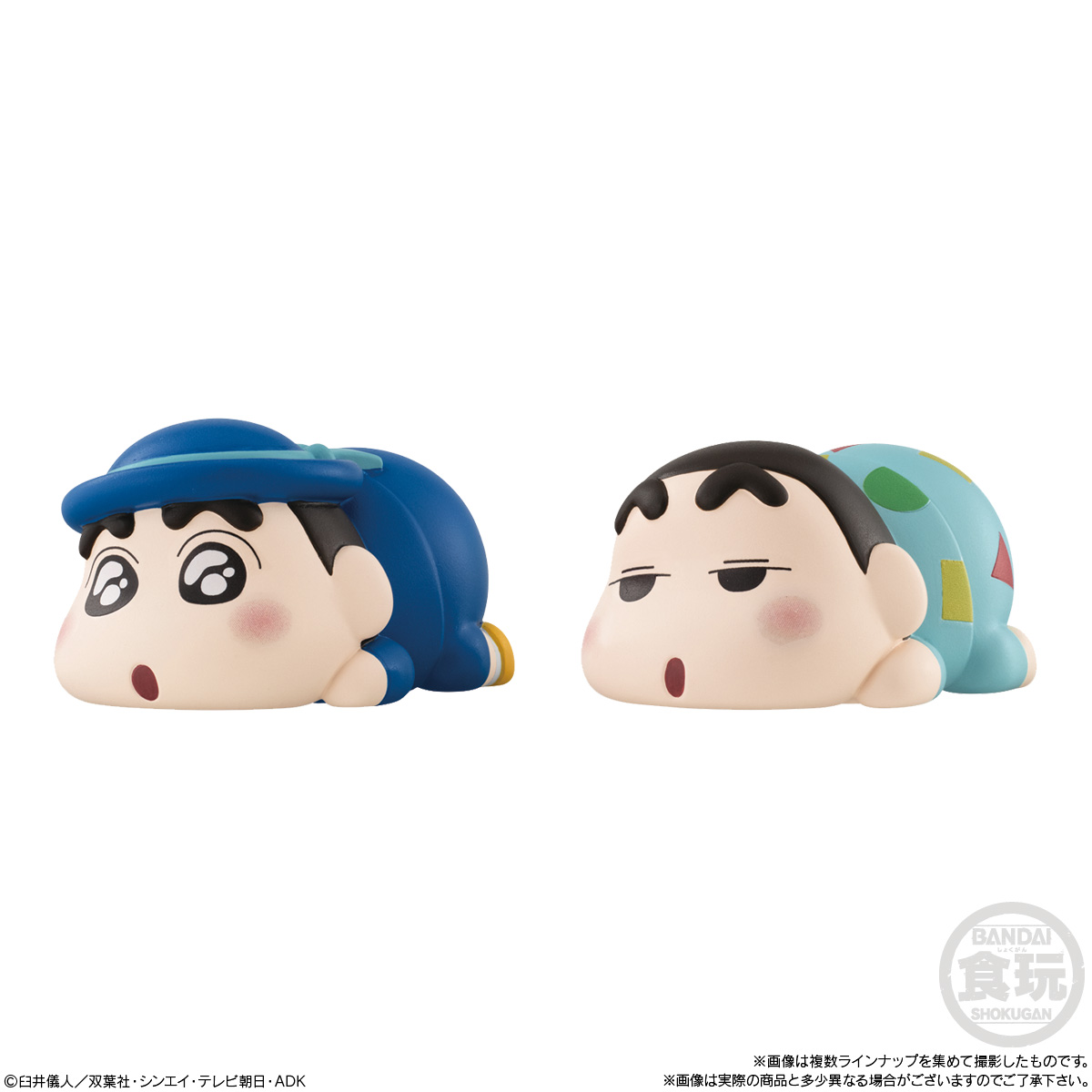 (預訂訂金 $100) (總價 $229) Bandai MOCCHIRI KORORIN 蠟筆小新 造型公仔 2 食玩 (原盒12個) (行版)