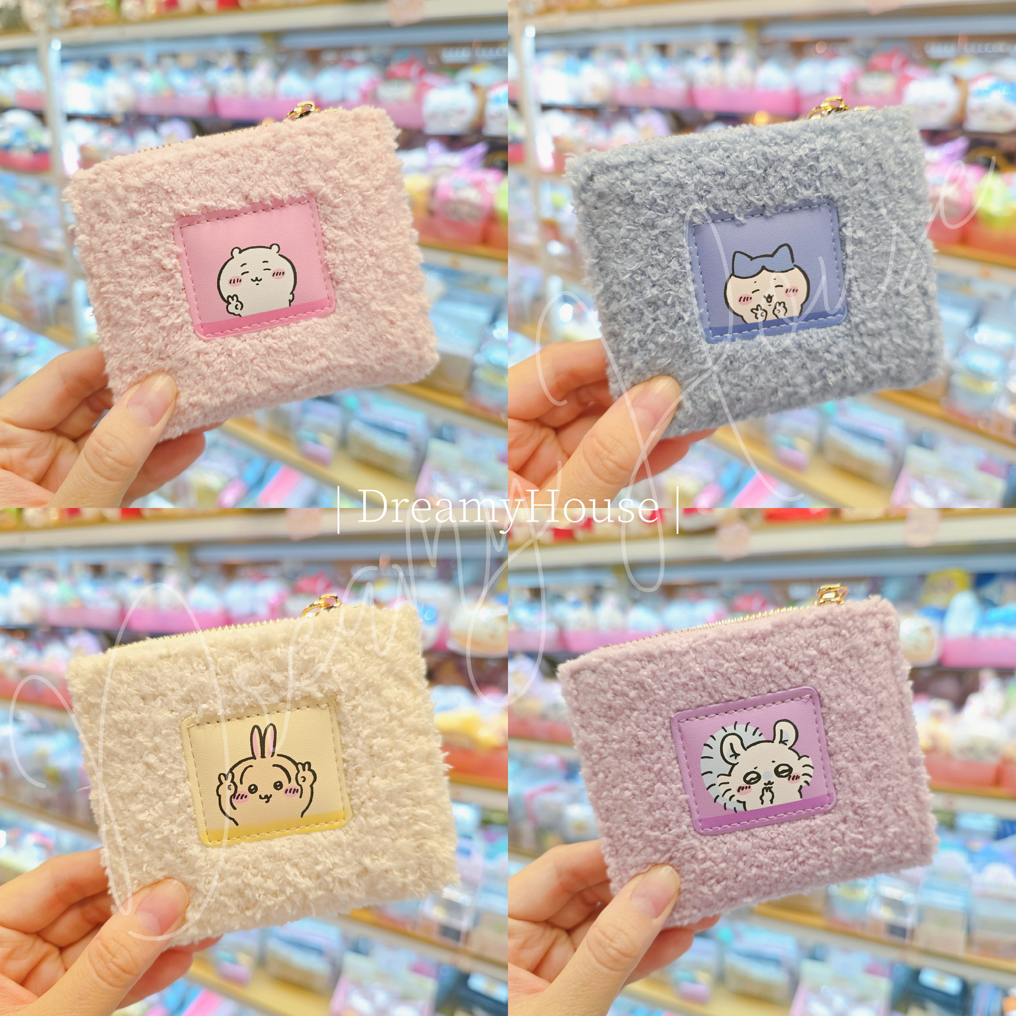 台灣 Chiikawa 毛毛短銀包