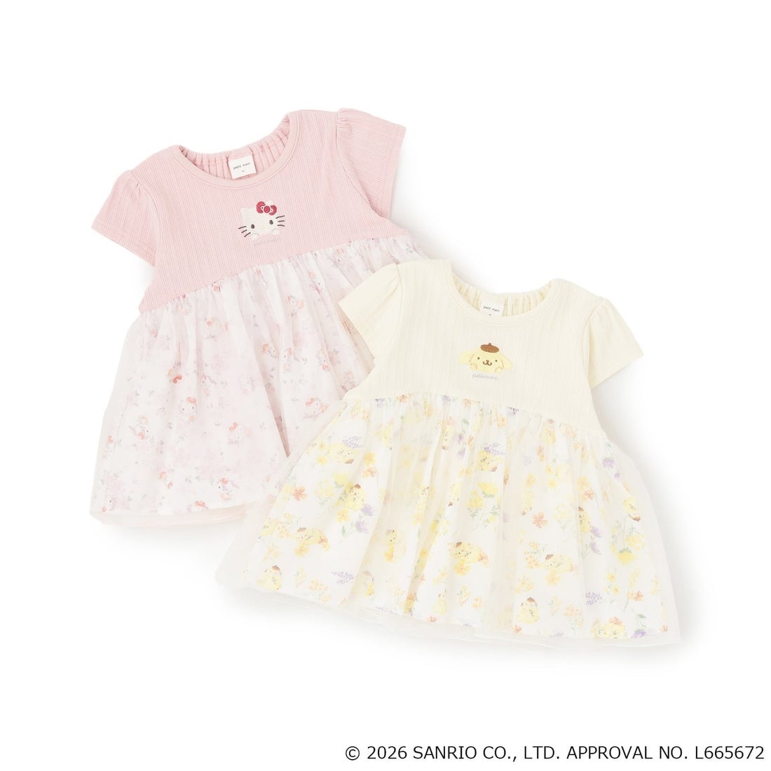 ▫️現貨▫️PetitMain X Sanrio裙衫 HelloKitty 布甸狗