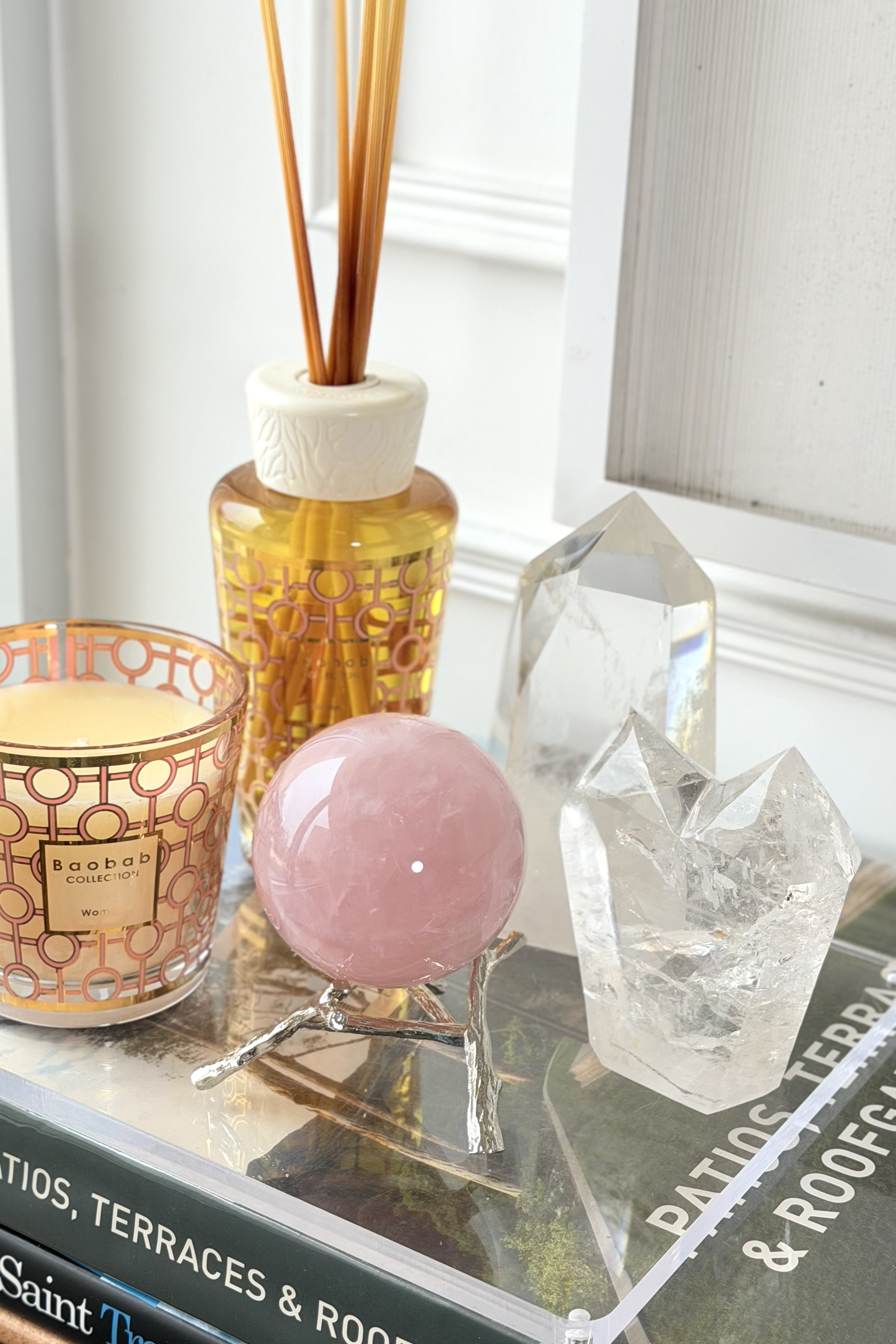 ༒7.1cm 粉水晶球༒ RQ.aA3C11Gmt8-RA28-39s