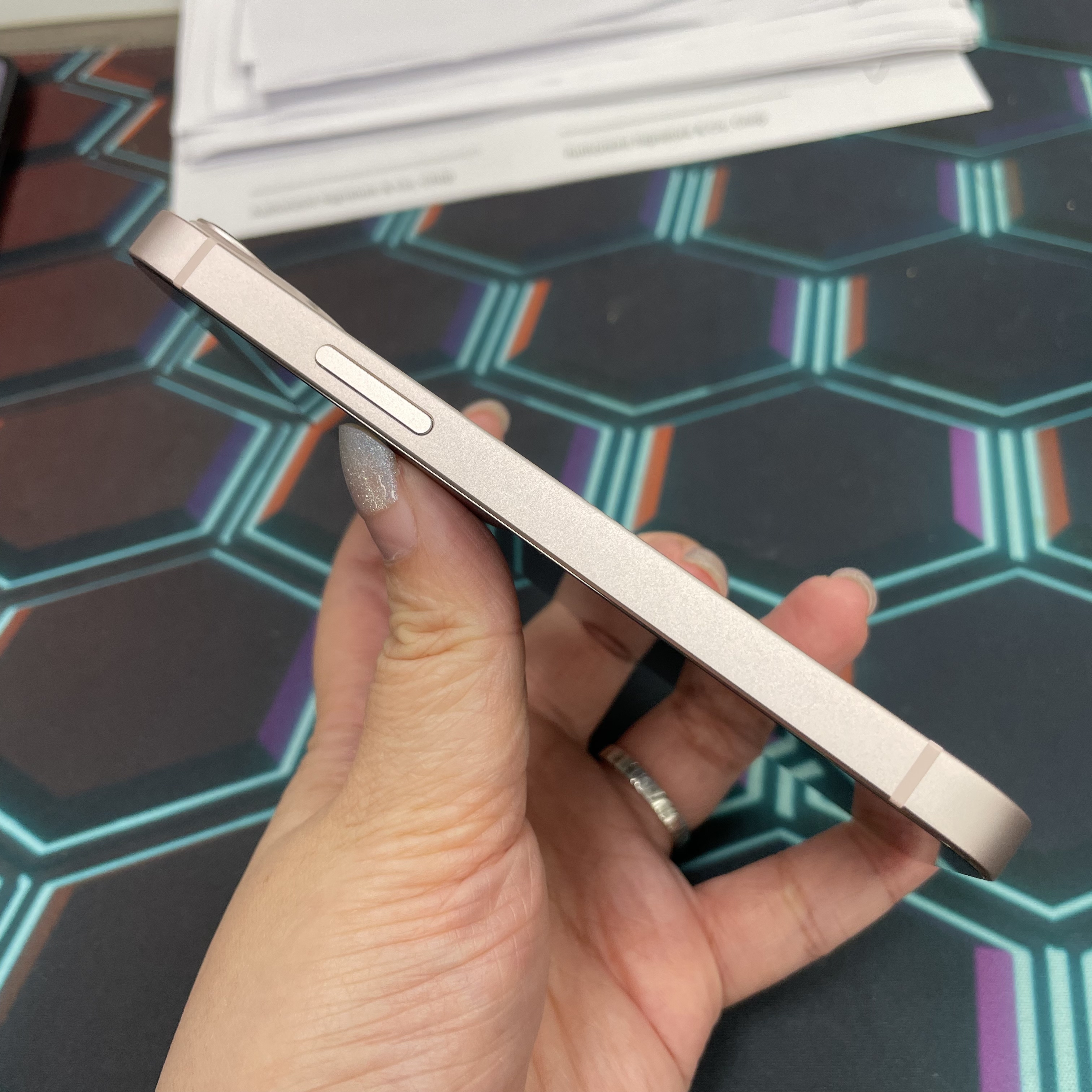 *7549 13 mini 完美機 128GB 電100 粉色 pink