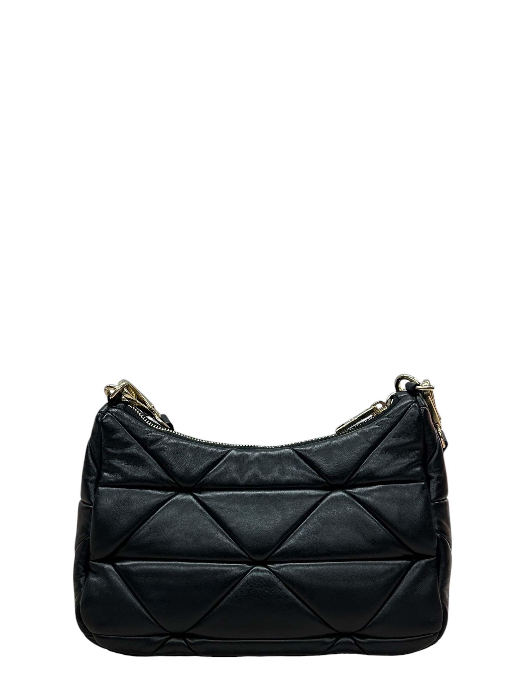 Pre-owned PRADA SYSTEM NAPPA LEATHER PATCHWORK SHOULDER BAG / Product Code:081504