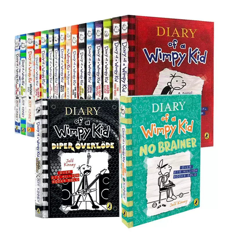 Diary of a Wimpy Kid 小屁孩日記 23 books