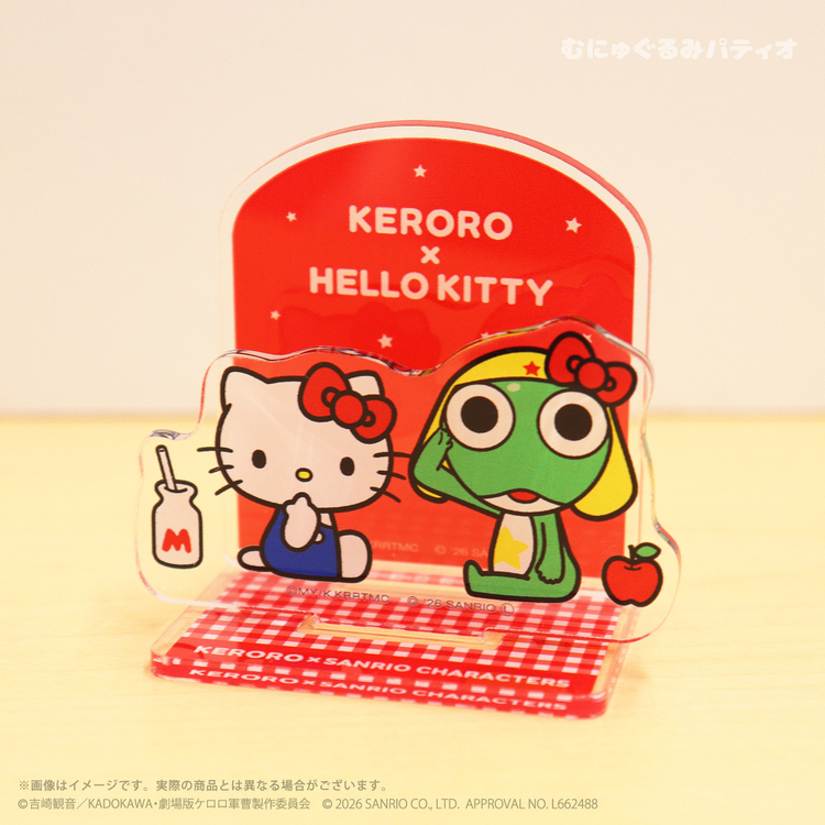日本預訂📍日本Keroro x Sanrio圖案得意立牌