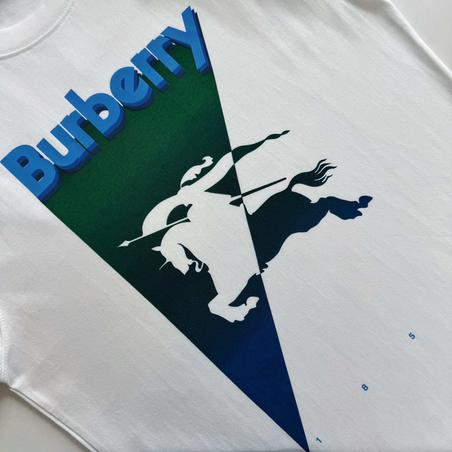 【原單】BURBERRY EKD Cotton T-shirt 戰馬騎士印花短袖Tee