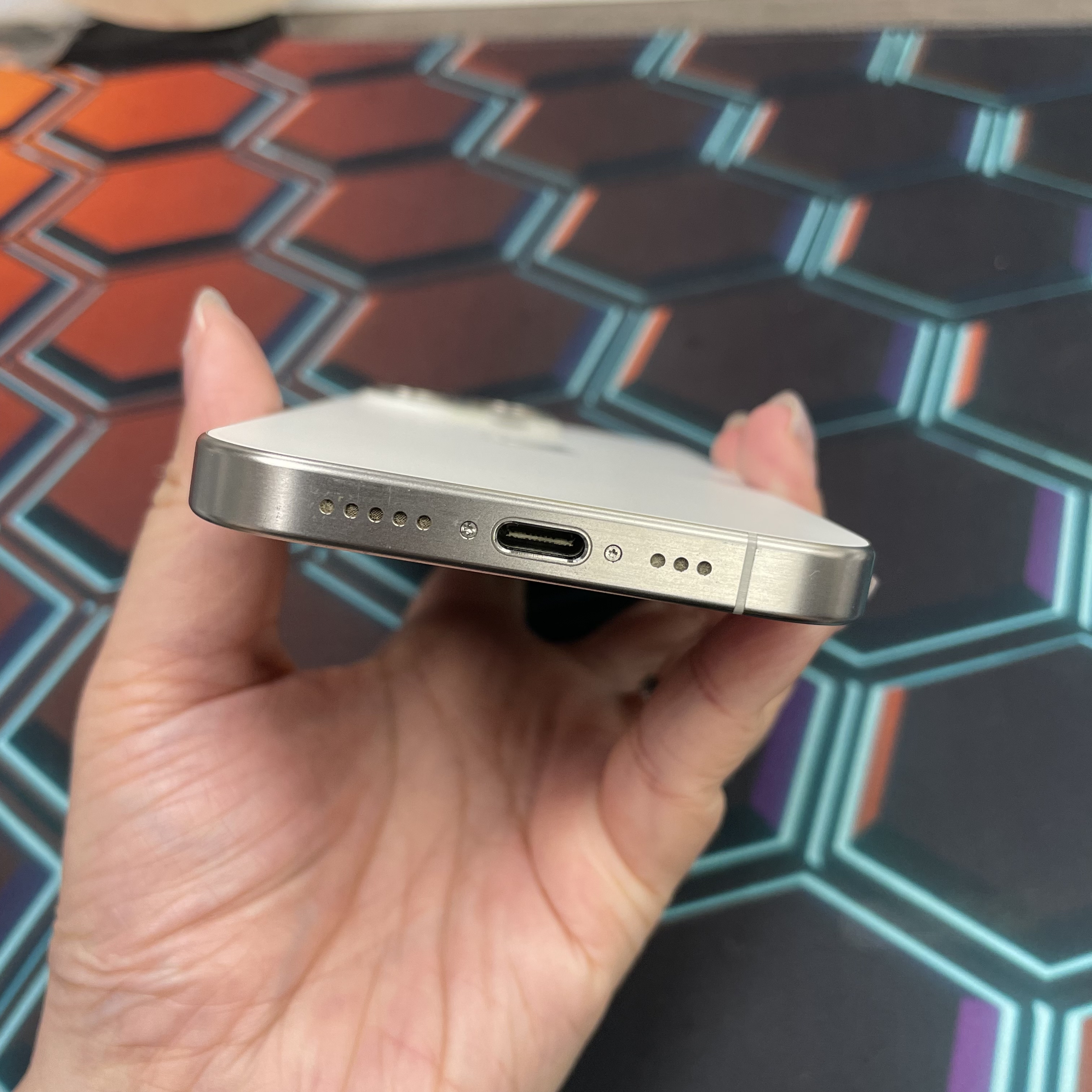 *7679 15 Pro 完美機 256GB 電91 白色 white