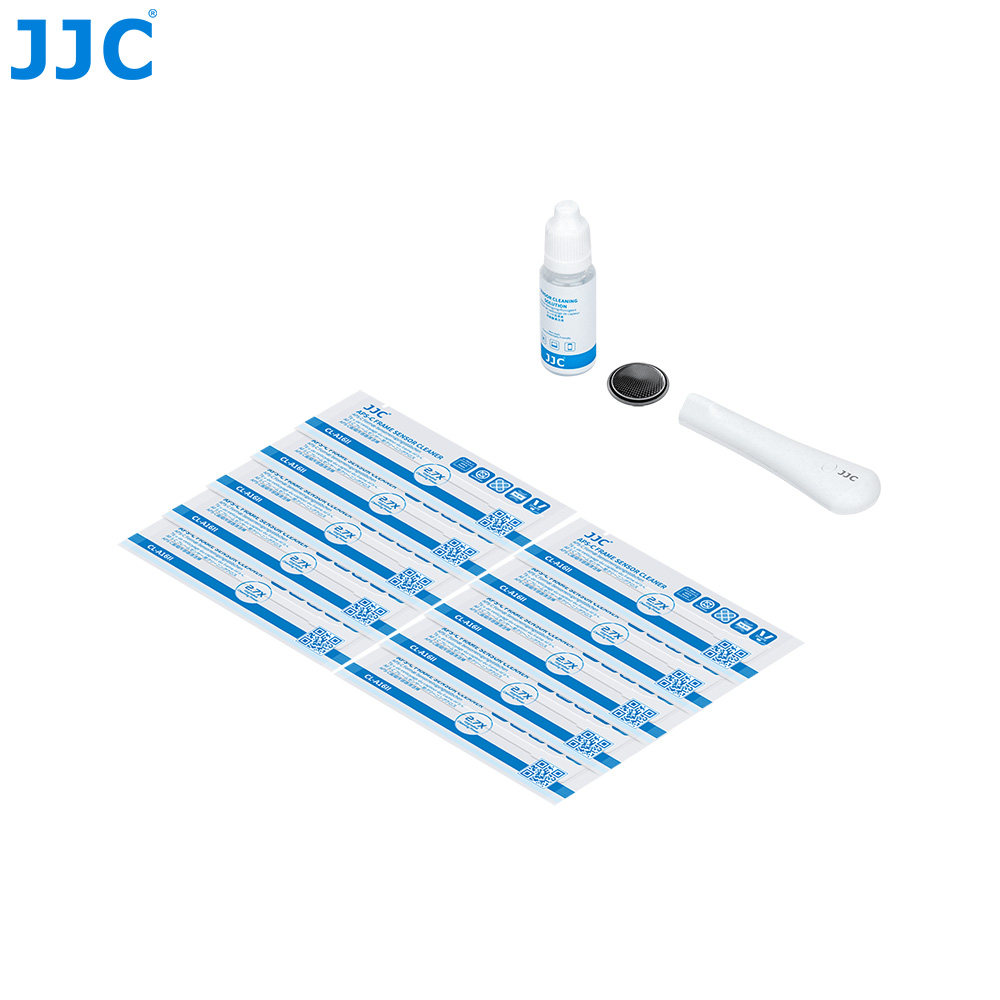 JJC Sensor Cleaning Swab With CL-CS15 Sensor CMOS Cleaning Solution and Light Cleaning Kit 清潔套裝 (CL-AS10K2)