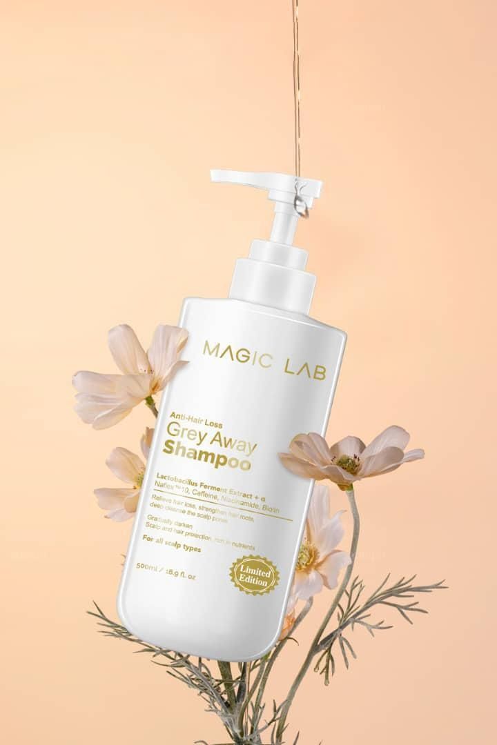 韓國製 MAGIC LAB 全新防白髮 生髮 洗頭水500ml｜Grey Away Shampoo