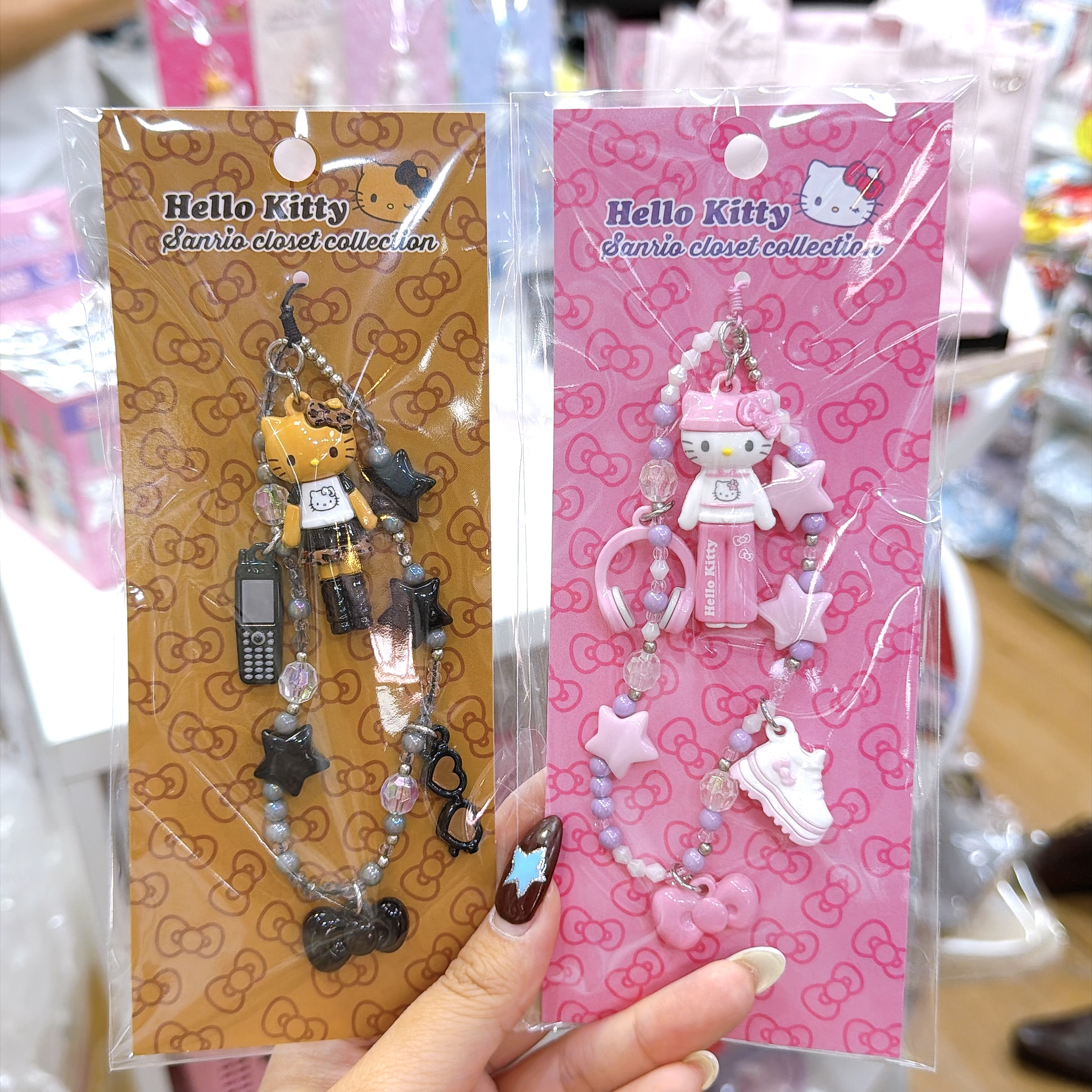 日本直送日本版長腿Hello Kitty生日系列電話繩