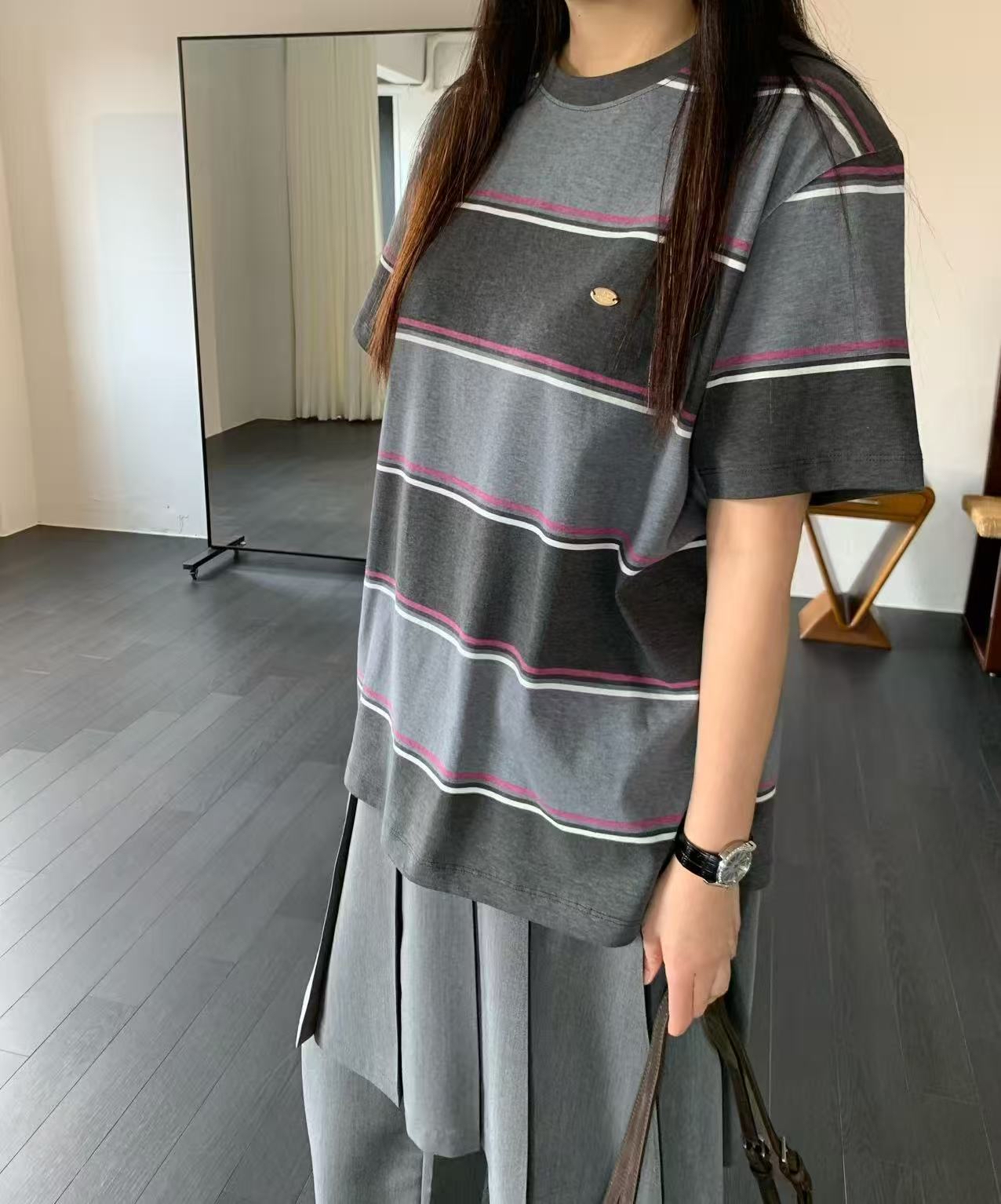 J crane 粗間棉Tee 