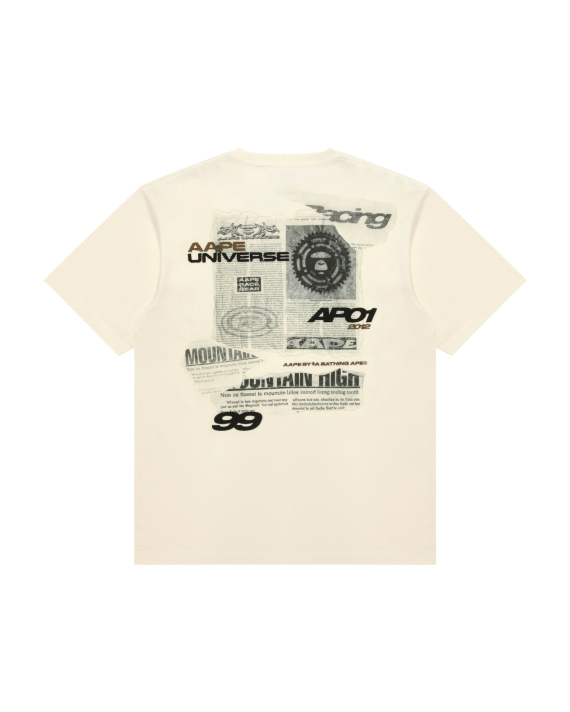 AAPE Relaxed fit AAPEUNVS graphic tee (1872) 寬鬆版