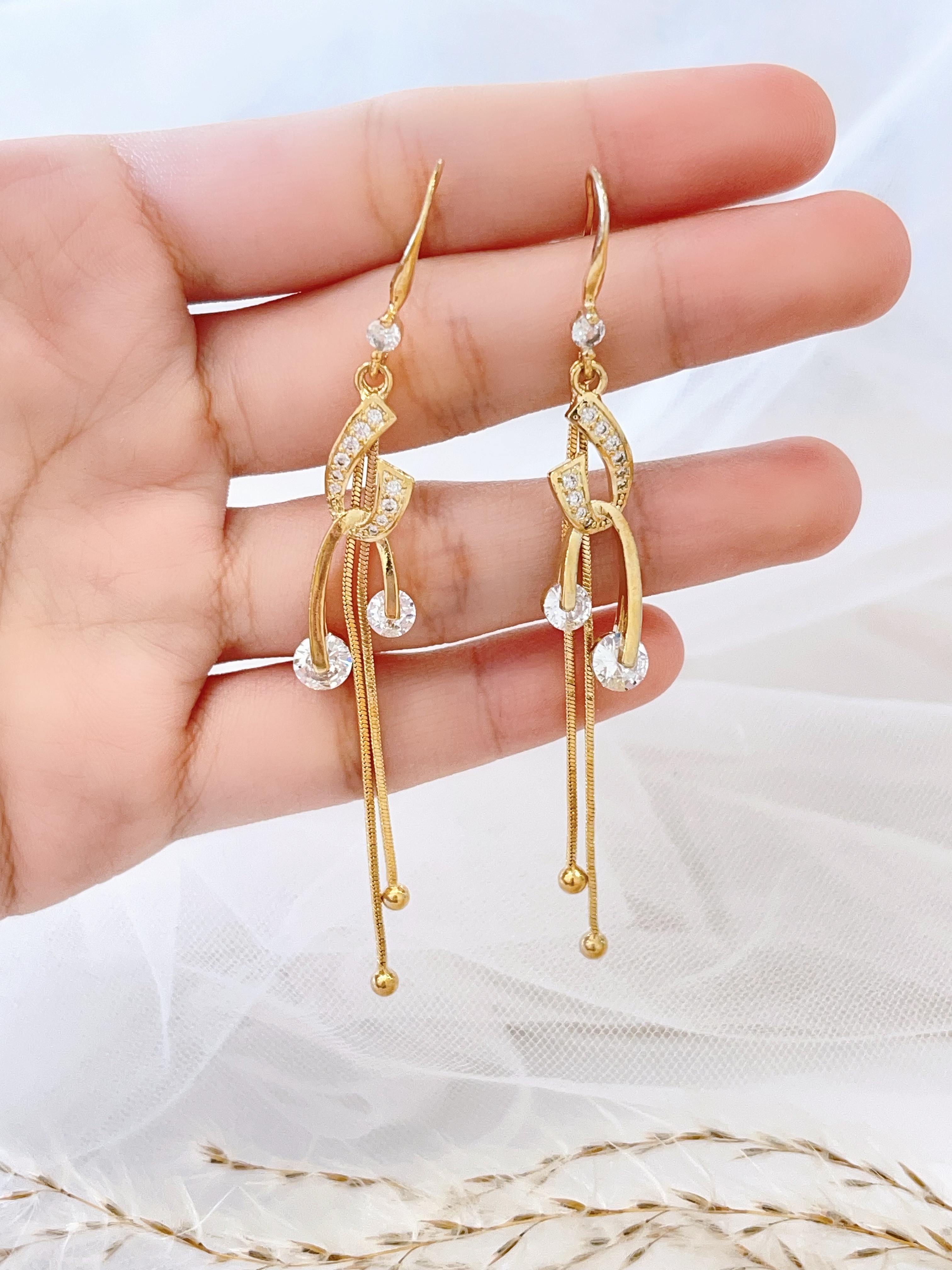 好有设计感的长流苏耳环