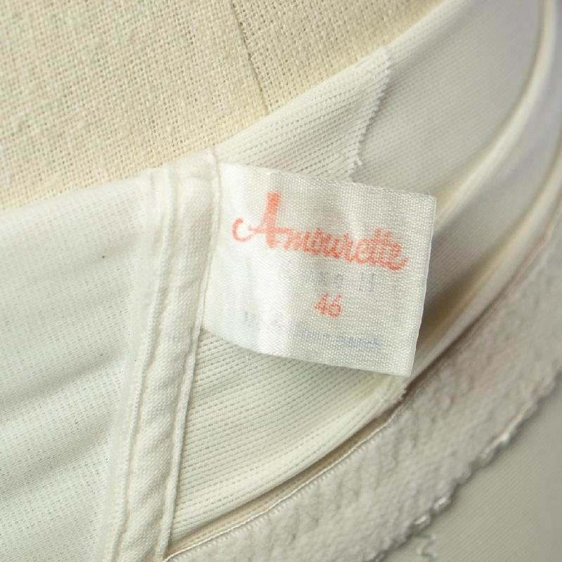 Vintage Amourette Lace Girdle with Garter / Elastic Waist Band- Approx Size S(FC147)