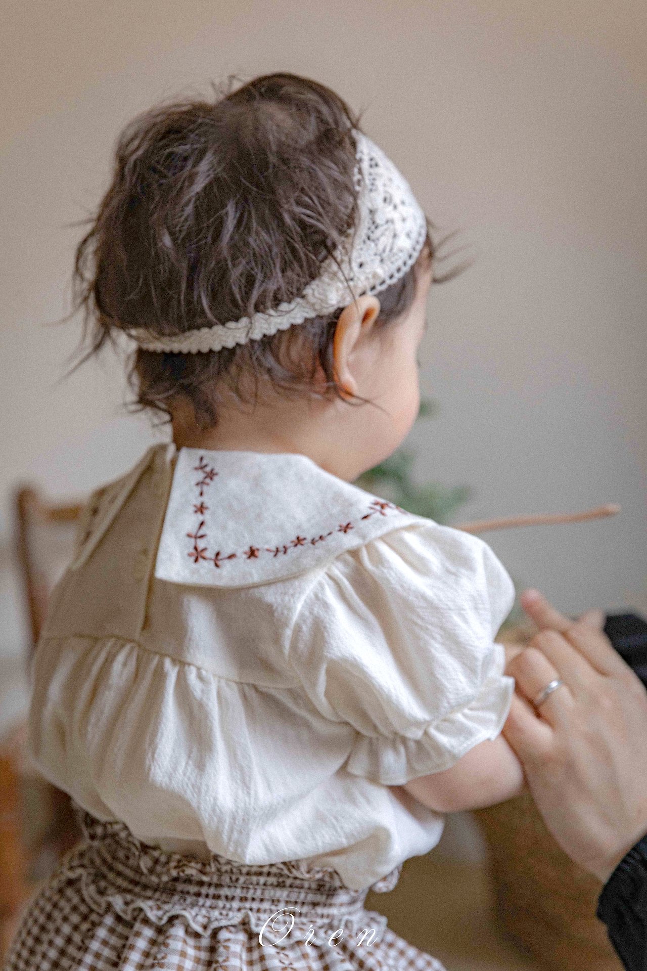 ☀️預訂 韓國直送☀️🇰🇷Oren Camille花卉刺繡翻領短袖上下套裝