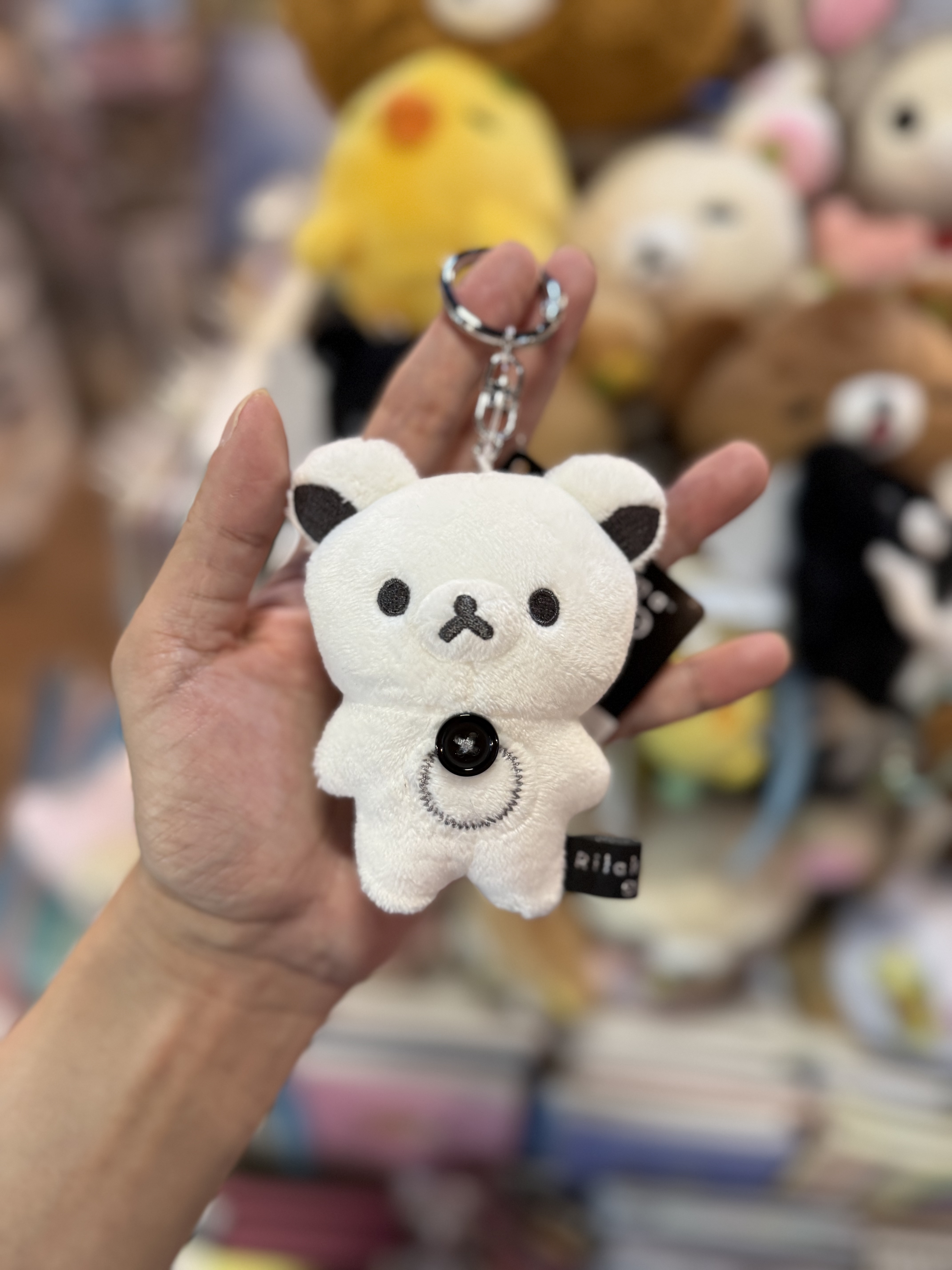 《現貨》全新Rilakkuma黑白造型掛飾