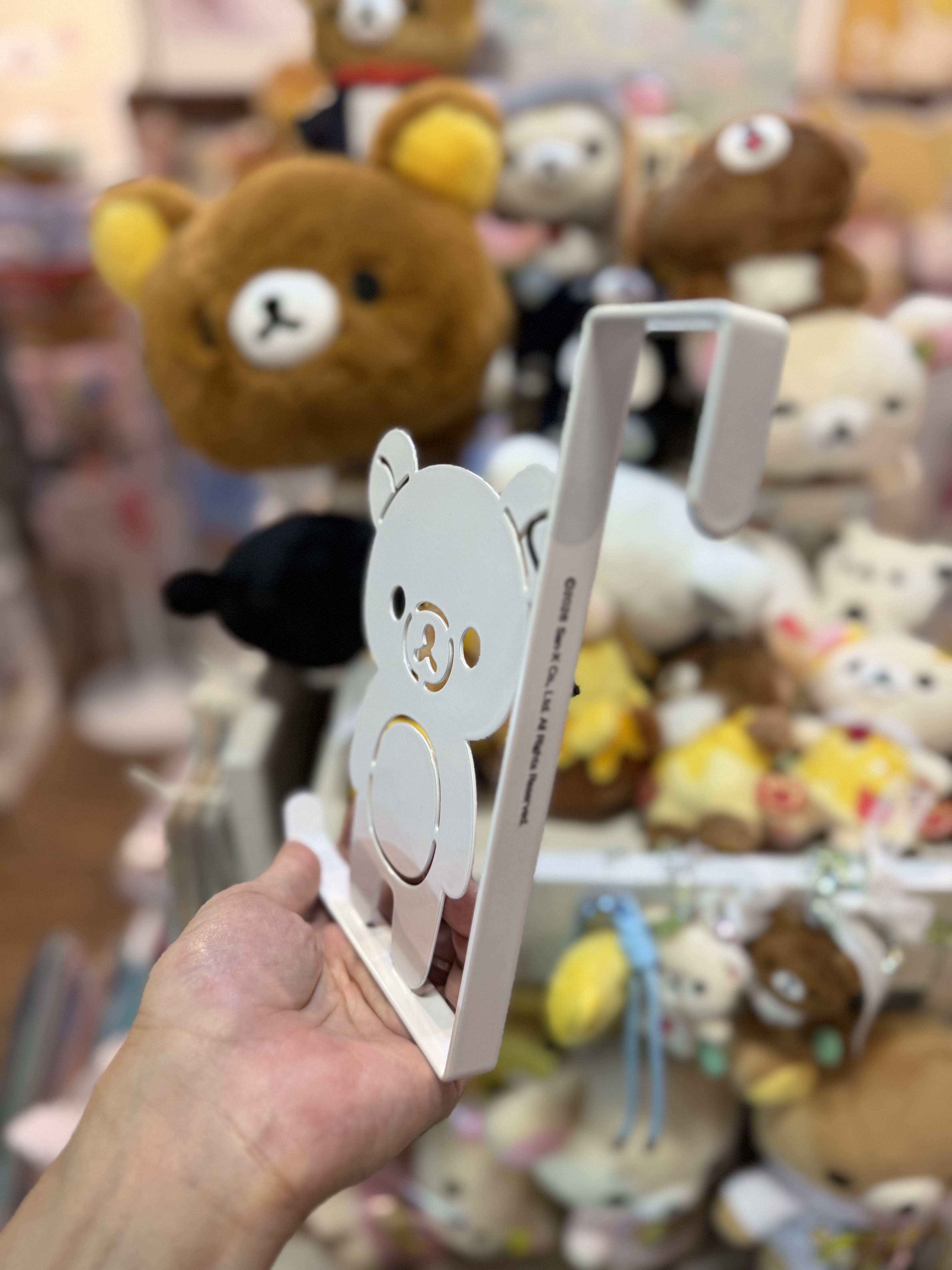 《現貨》全新日本Rilakkuma專店限定黑白系列門鈎