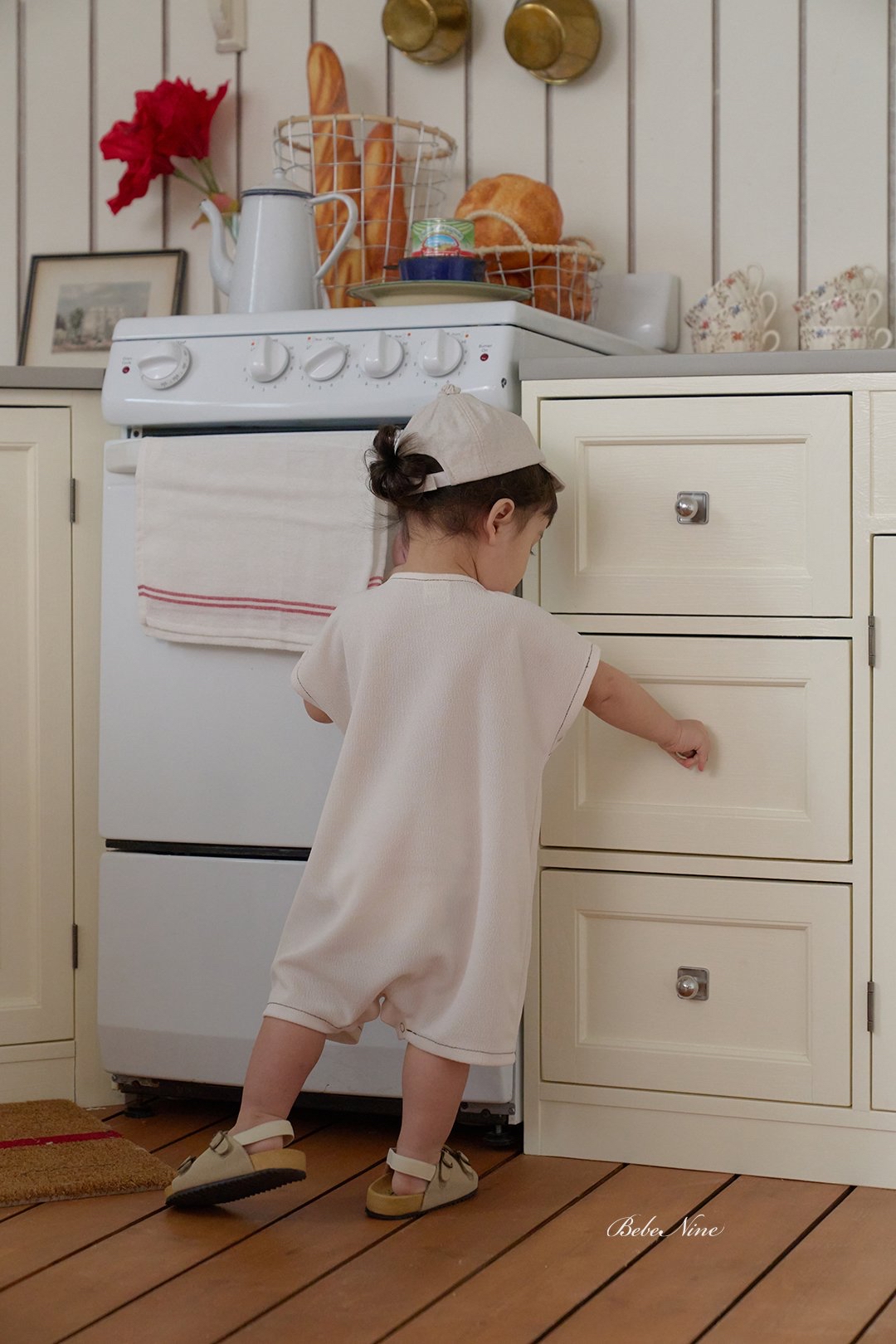 ☀️預訂 韓國直送☀️🇰🇷Bebenine兩色車線口袋無袖連身服