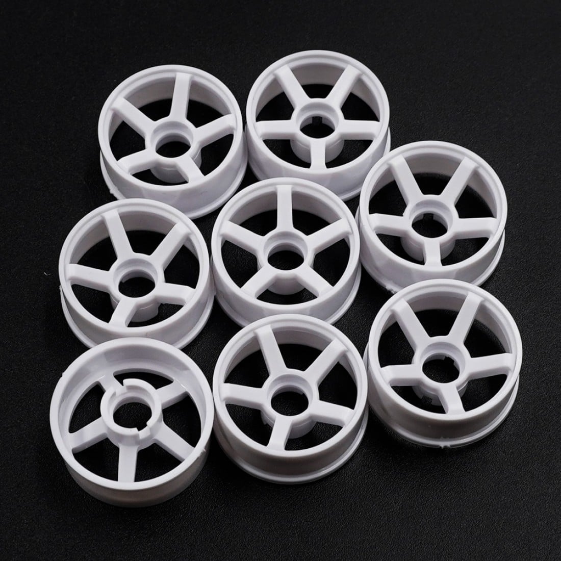 Yeah Racing Plastic Narrow Rim RWD Set 8.5mm X 20mm (Offset 0 +1 +1.5 +2)  WL-0184WT