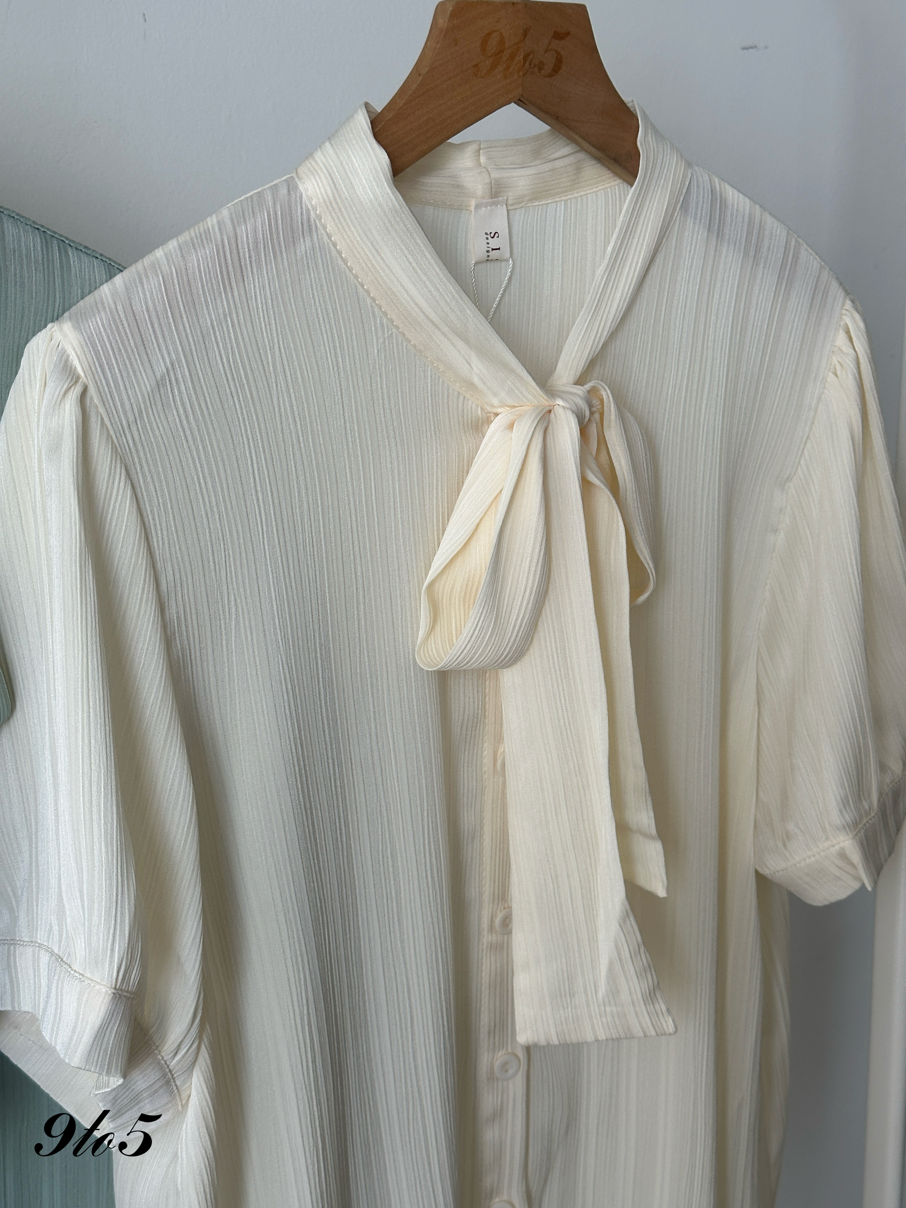 T4125 Bow-tie Blouse - 5 Colors 