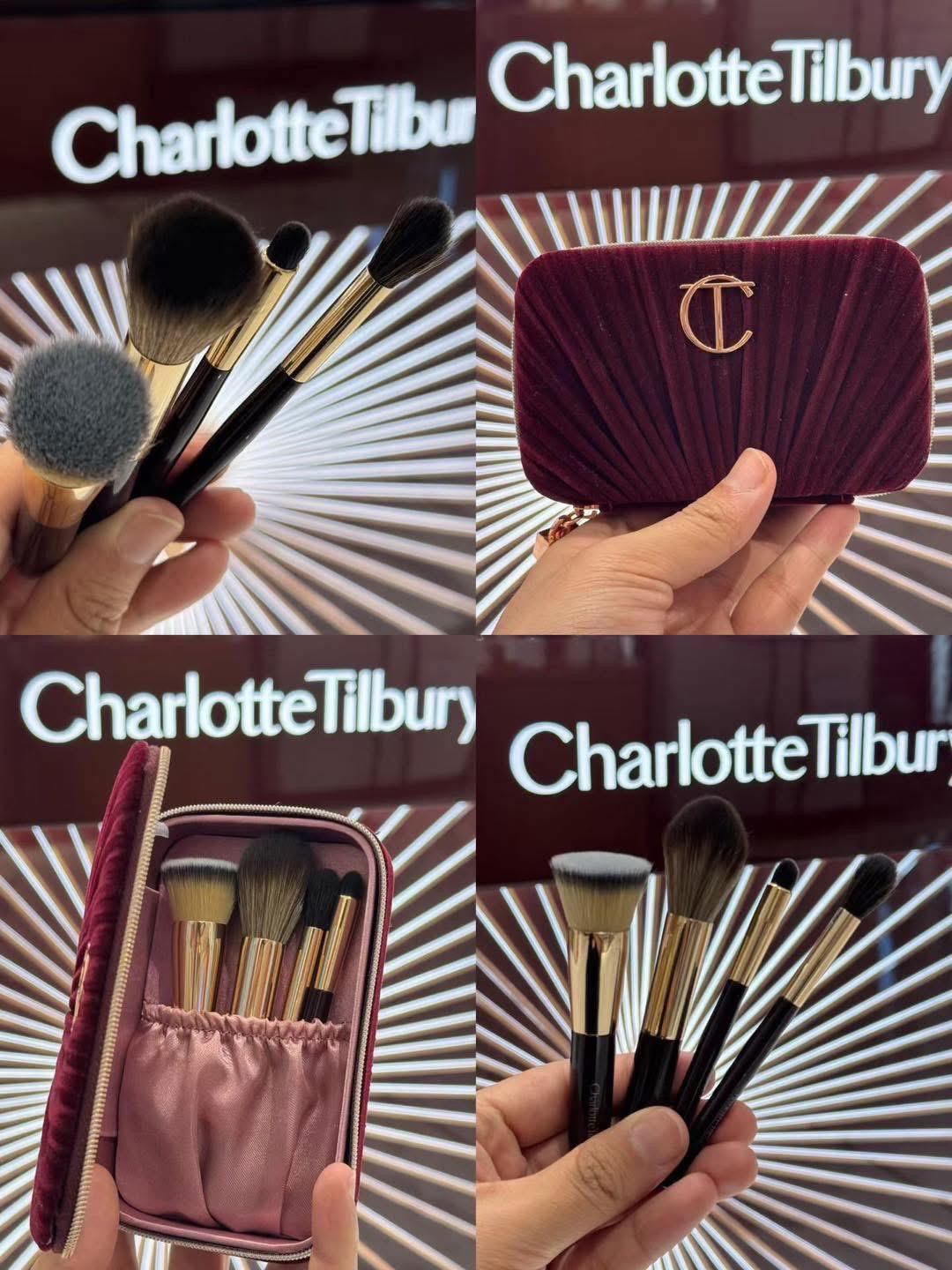 *CT聖誕節限定款💖4支化妝掃+超靚絲絨盒*