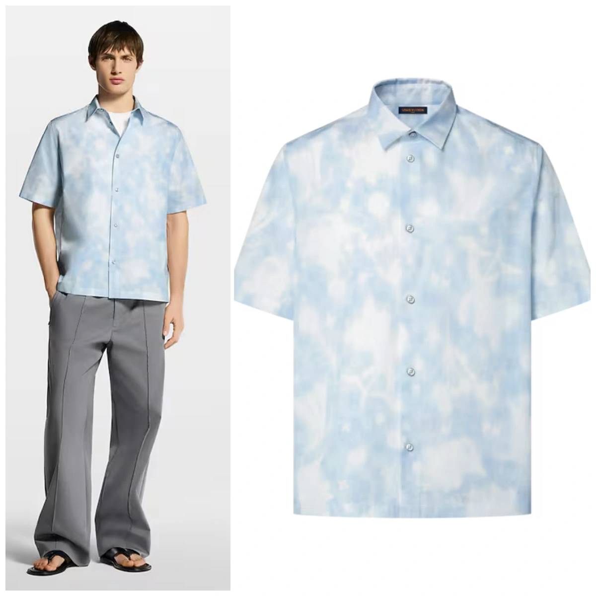 LV 印花短袖恤衫