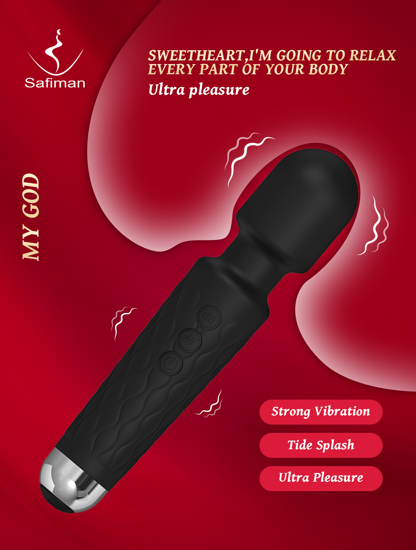 爆款振动棒女性成人性用品av棒情趣按摩棒玩具