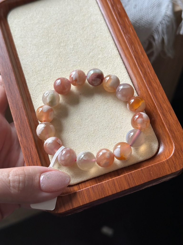 高货樱花玛瑙 ｜ Sakura Agate 