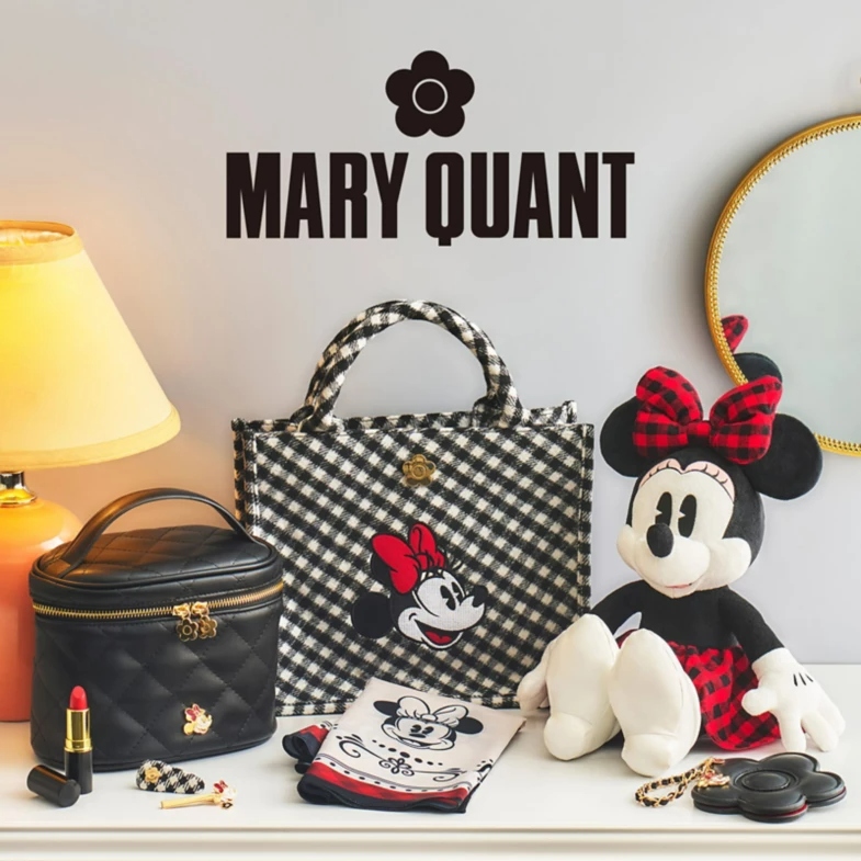 🌸 【預訂】Vanity Pouch - MARY QUANT x Minnie