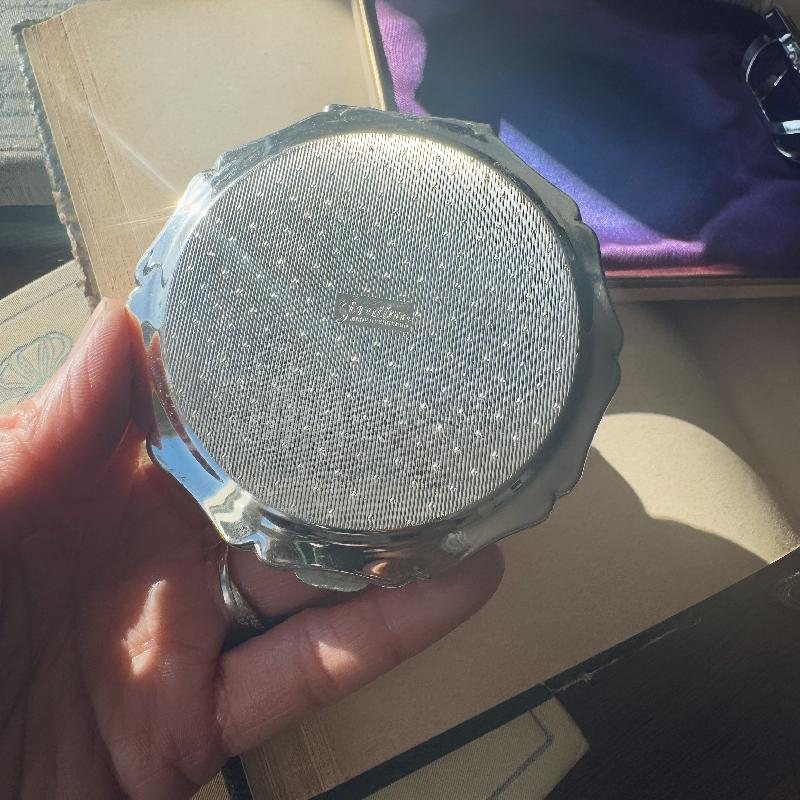 Vintage Stratton England Vanity Make Up Set Unused in Original Box - A set of Powder Compact and Lipstick Holder (MT2206)