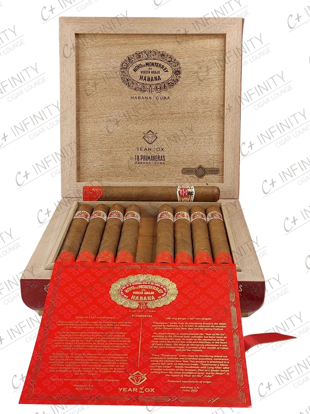 Hoyo de Monterrey Primaveras (Year of The OX | 2020 | PCC) (18'S)