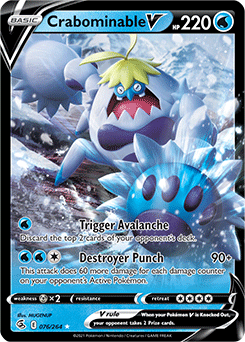 Pokemon TCG Card Game - Crabominable V 076-264