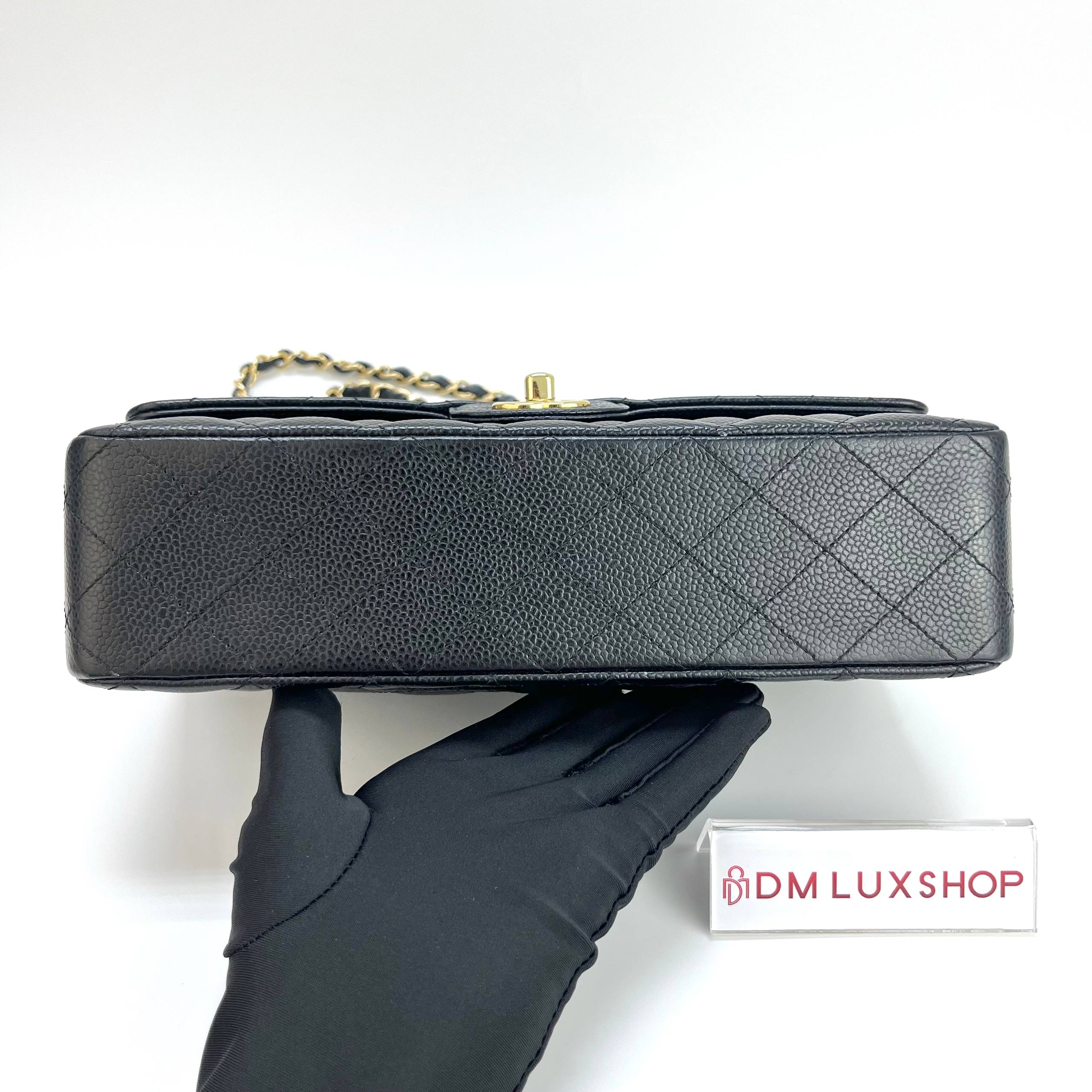 Chanel CF Black Caviar Medium GHW (Serial 27, Y: 2019)