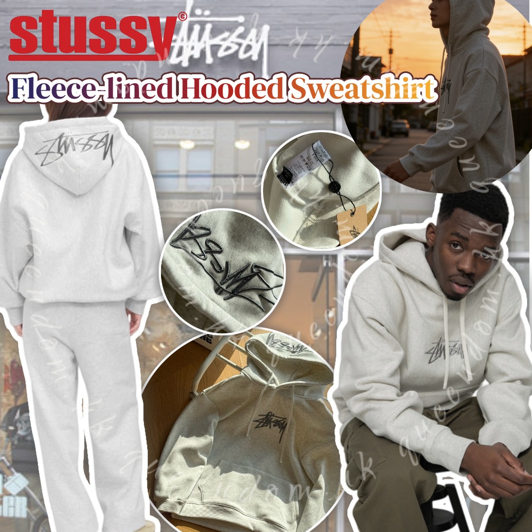 Stussy Fleece-lined Hooded Sweatshirt 加絨連帽衛衣 