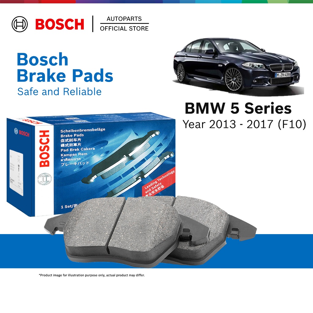 BOSCH Front Brake Pads - BMW 5 Series (F10) (year 2013 - 2017) - 0986494549