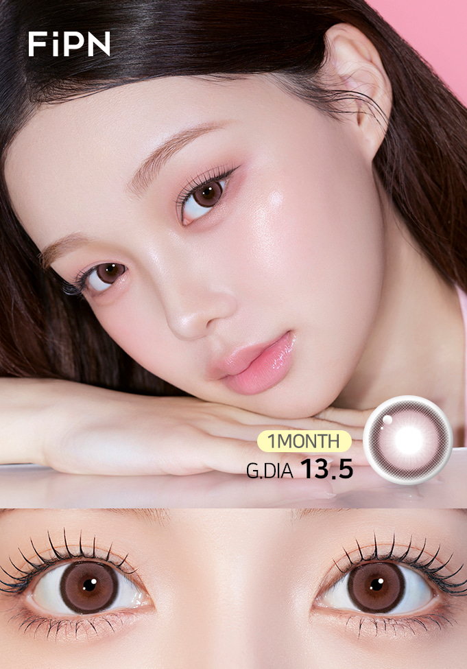 FiPN - DiQ Grande Pink Brown (1month/2P)