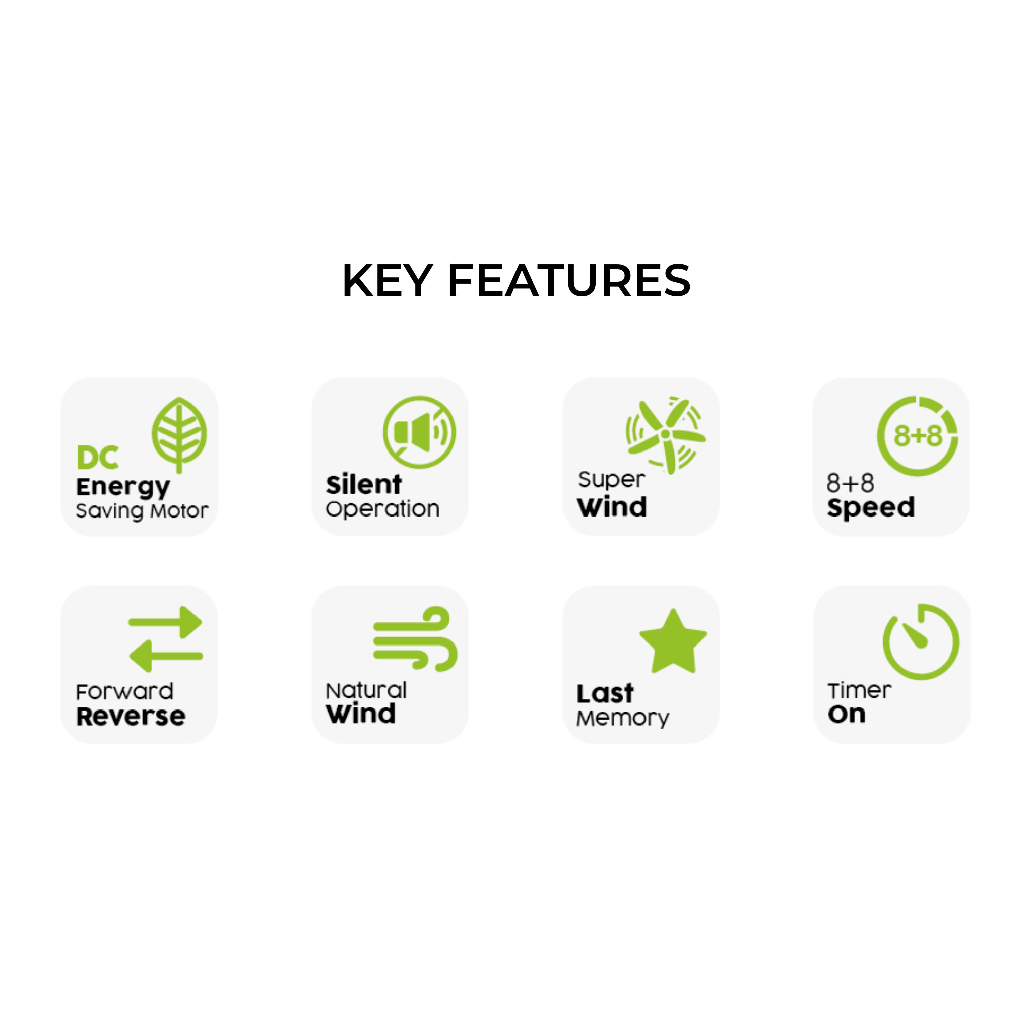 Alpha 42" Ally 5-Blade Ceiling Fan (ALLY-5B/42)