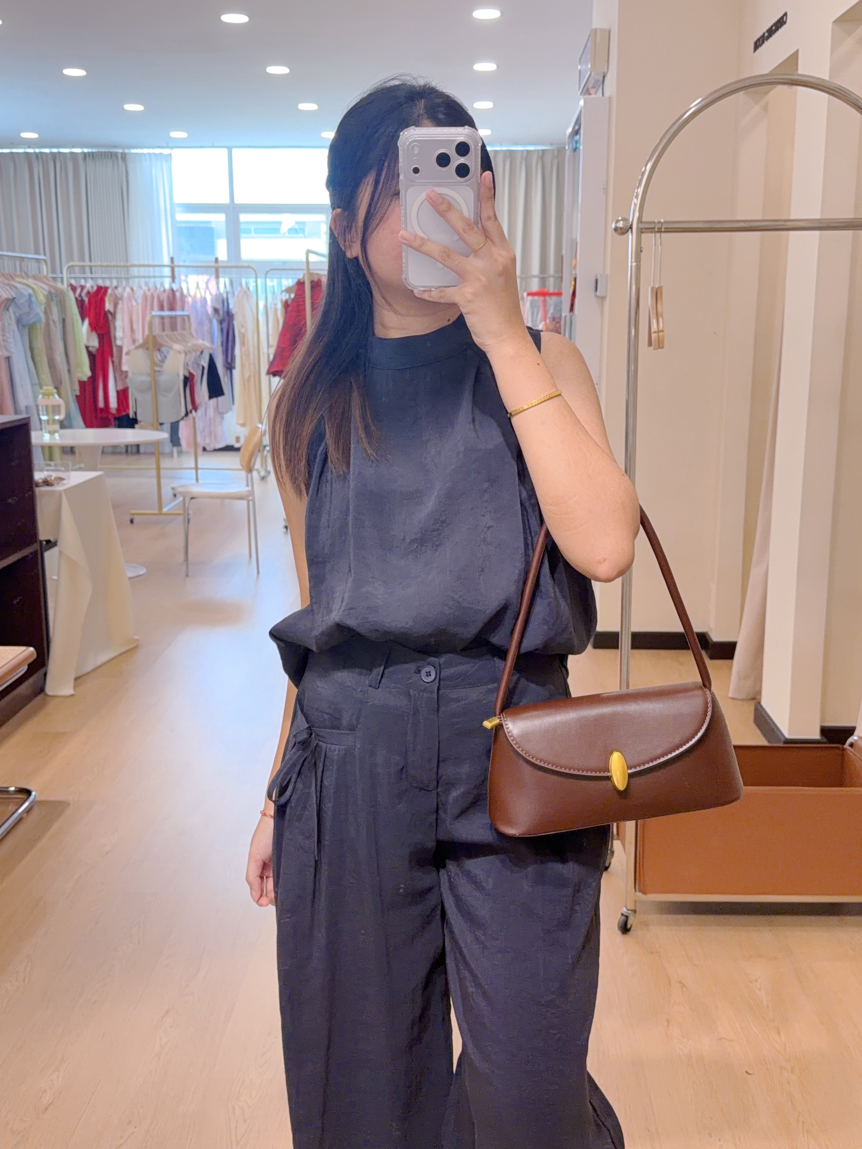 W8259无袖套装裤