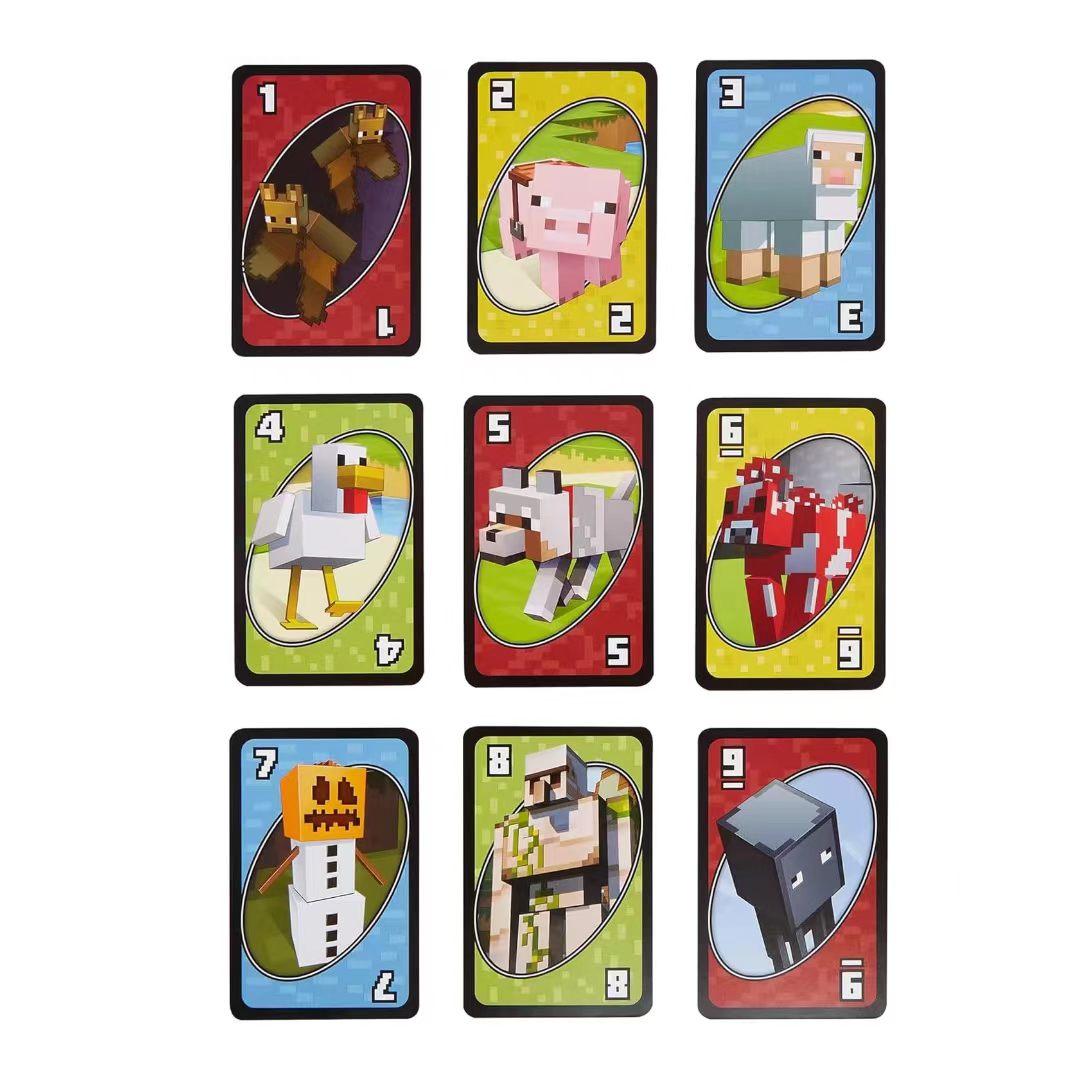 日本直送 UNO × Minecraft 卡牌遊戲