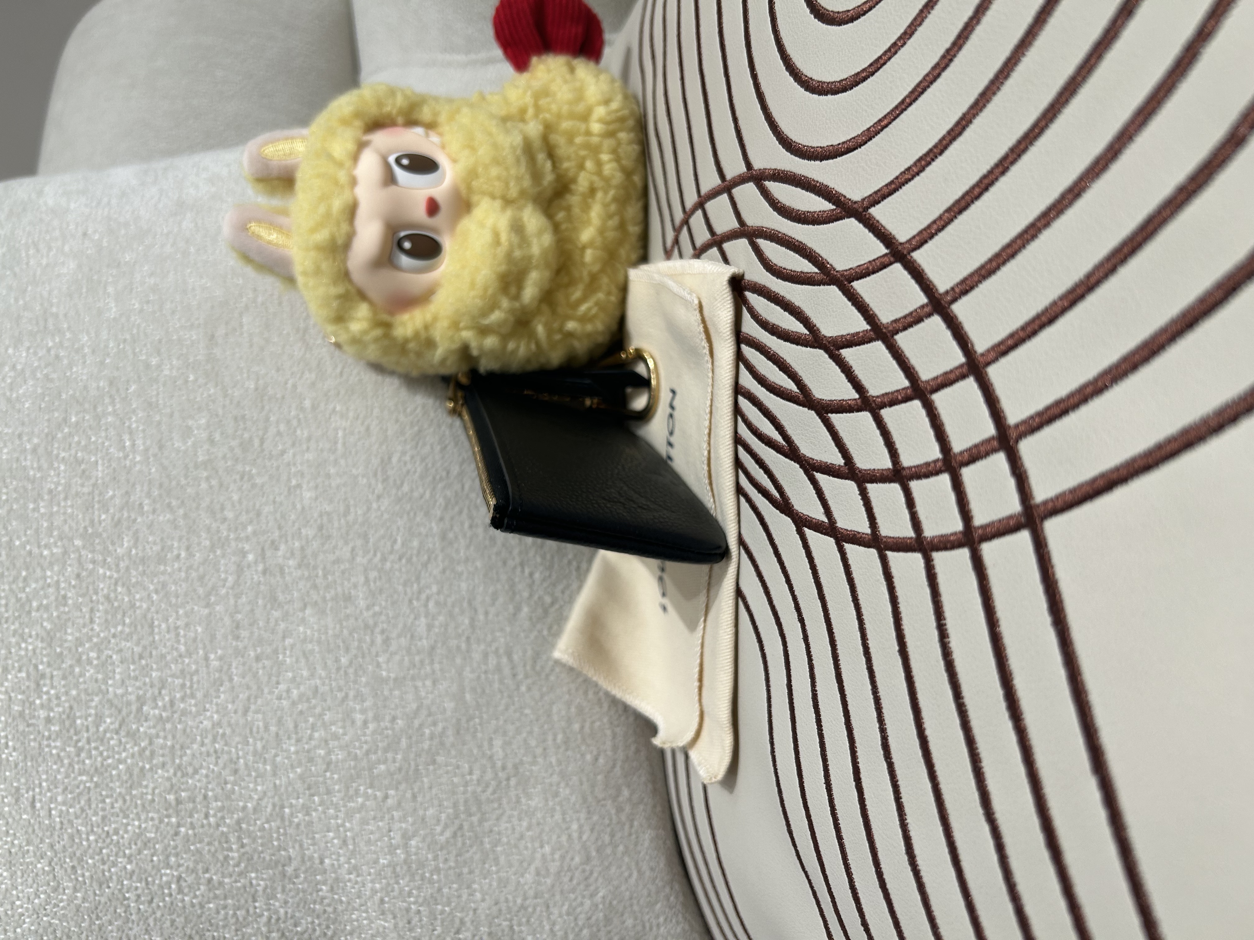 LV M80879 Key & Coin Case Calfskin Black 100%Authentic, 99%New ✅Dust bag✅Box