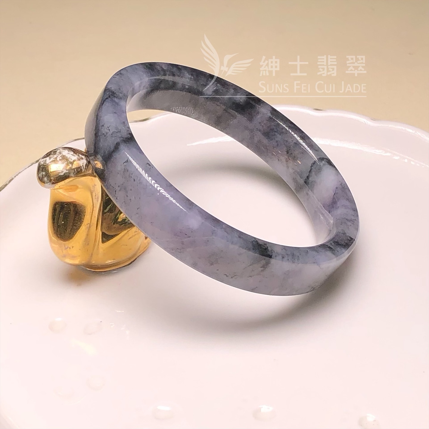 山水烏雞方鐲51.1mm