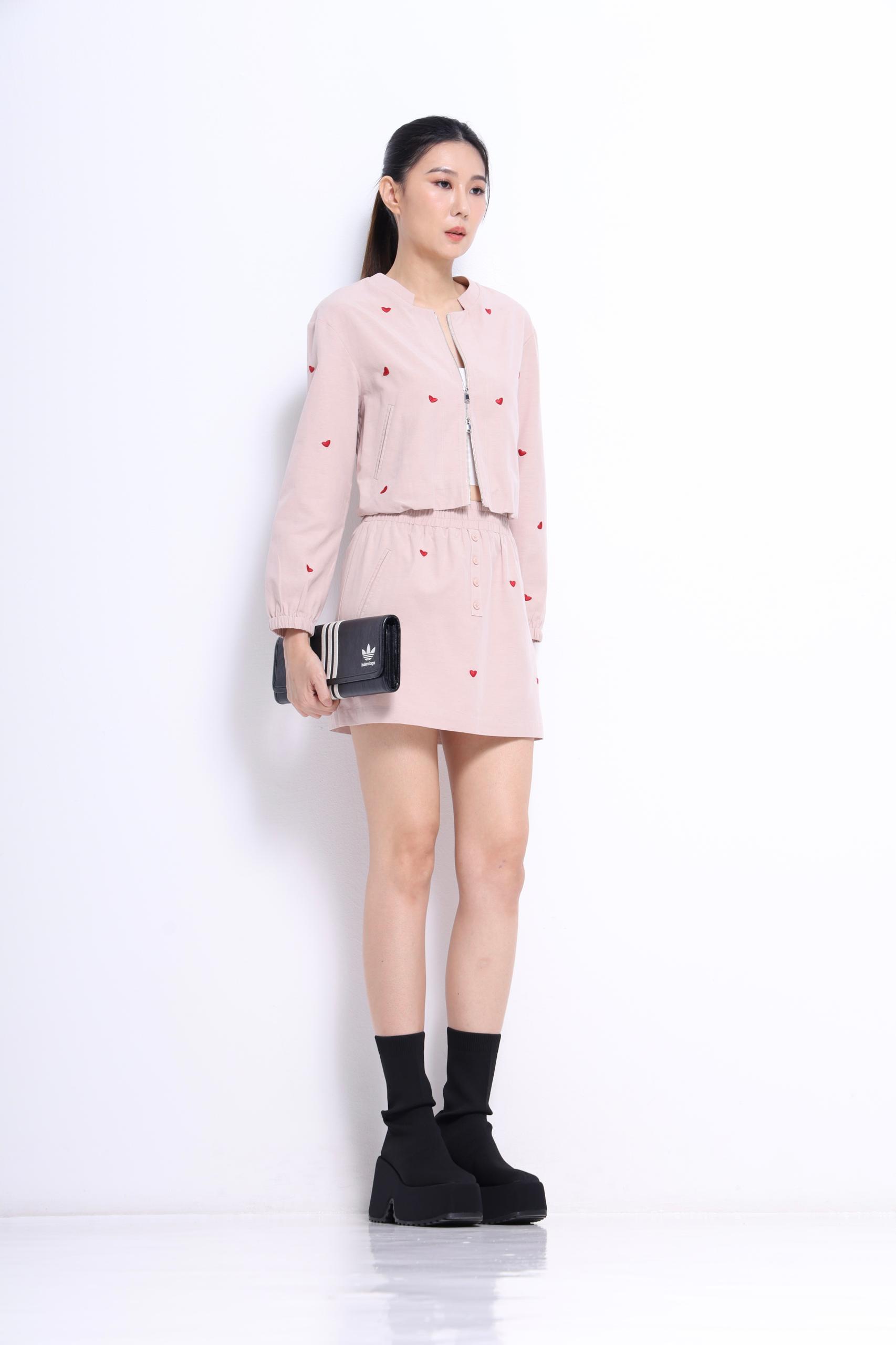 CB2747 LITTLE HEARTS SOFT COTTON JACKET