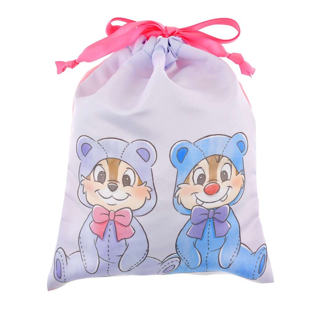 ✈️日本直送🇯🇵預訂🛍日本迪士尼DISNEY Chip & Dale COLLECTION - Chip & Dale, Clarice 前後不同圖案巾着