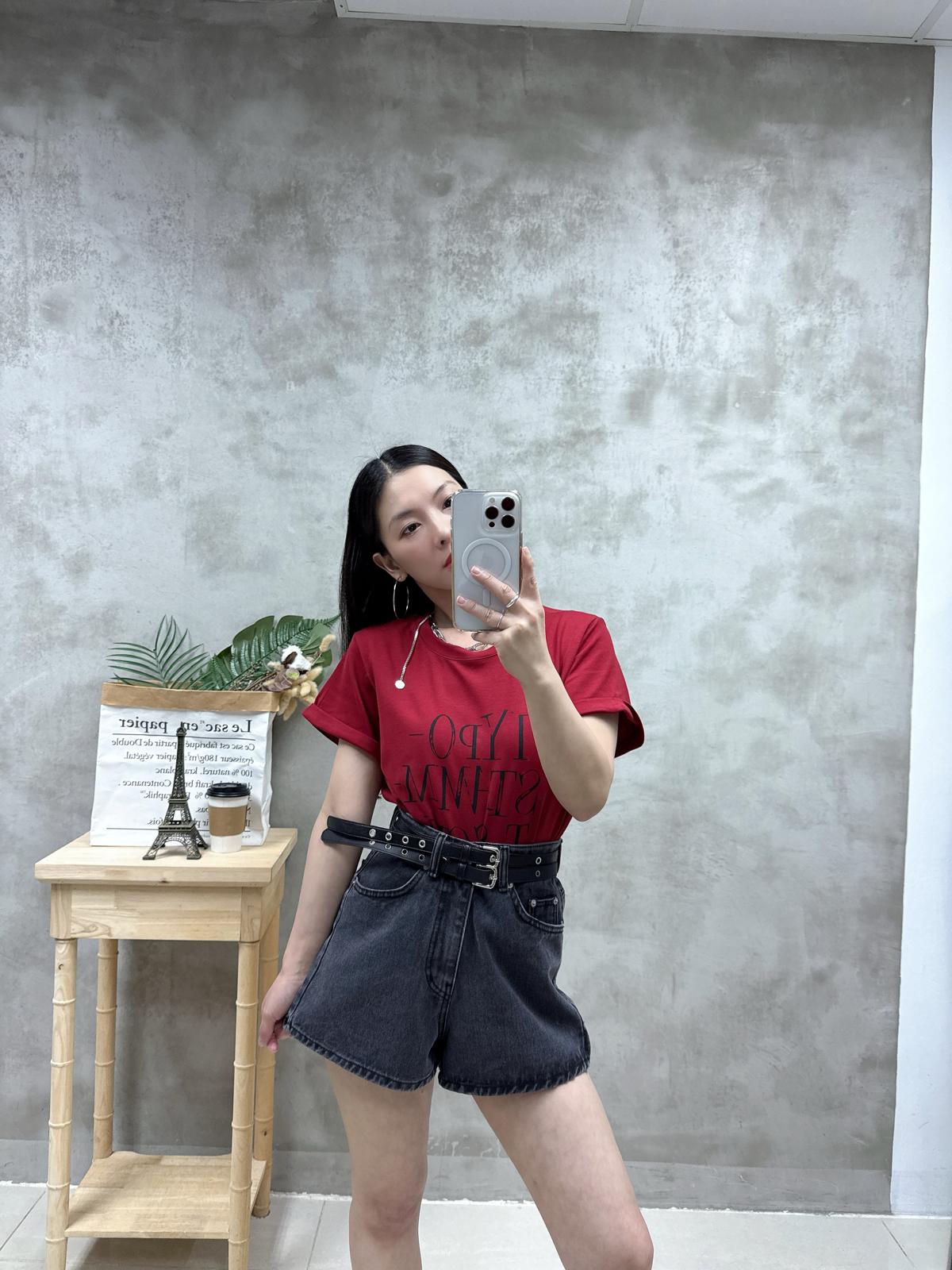 D21洗水短牛仔褲